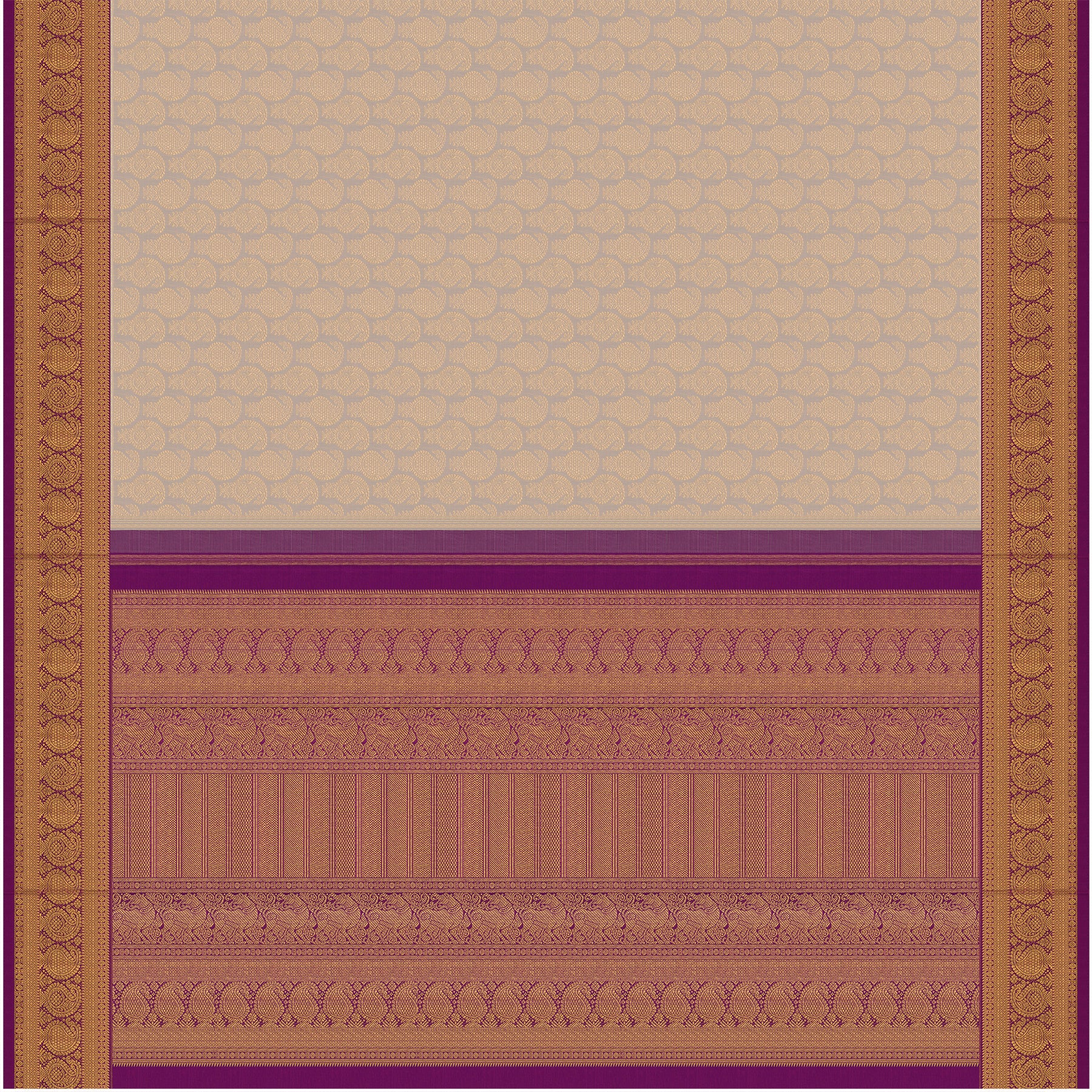 Kanakavalli Kanjivaram Silk Sari 25-595-HS001-09918 - Full View