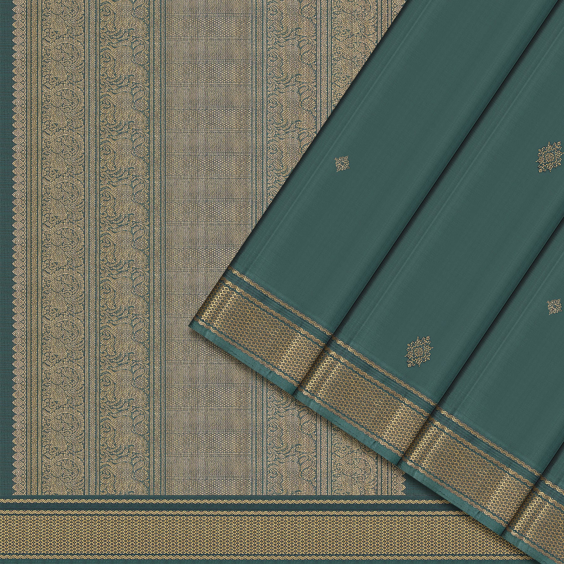 Kanakavalli Kanjivaram Silk Sari 25-595-HS001-10370 - Cover View