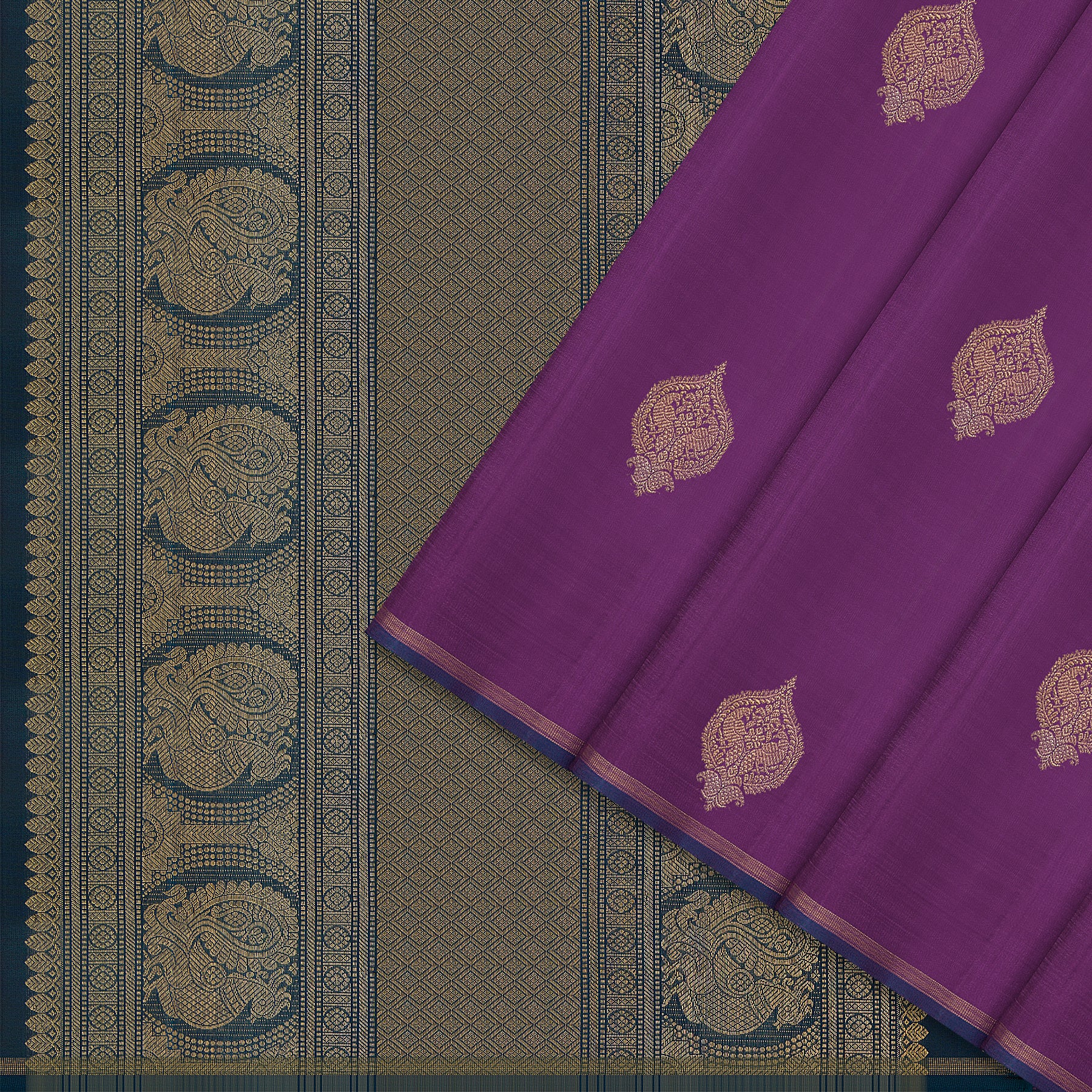 Kanakavalli Kanjivaram Silk Sari 25-595-HS001-10533 - Cover View