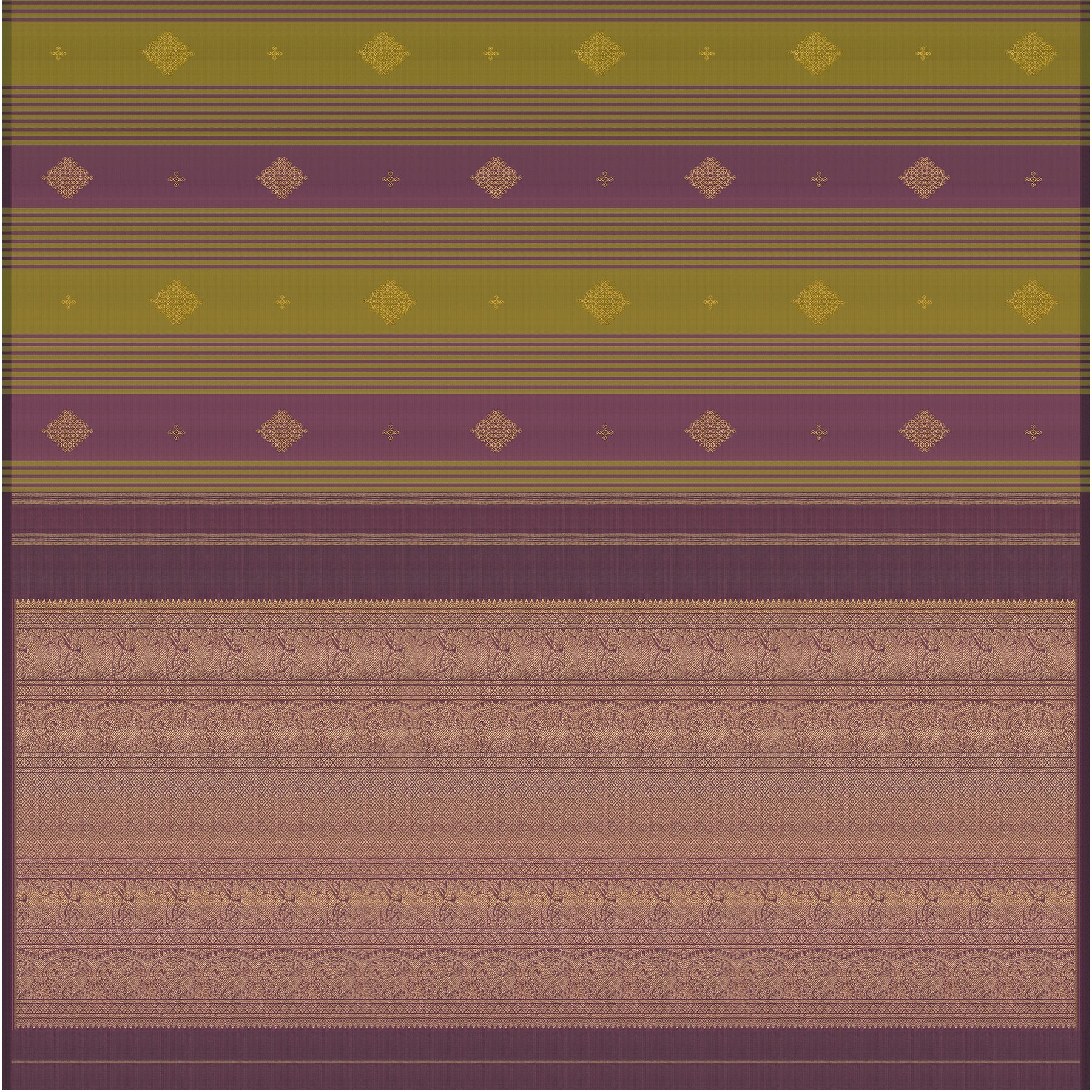 Kanakavalli Kanjivaram Silk Sari 25-595-HS001-10553 - Full View