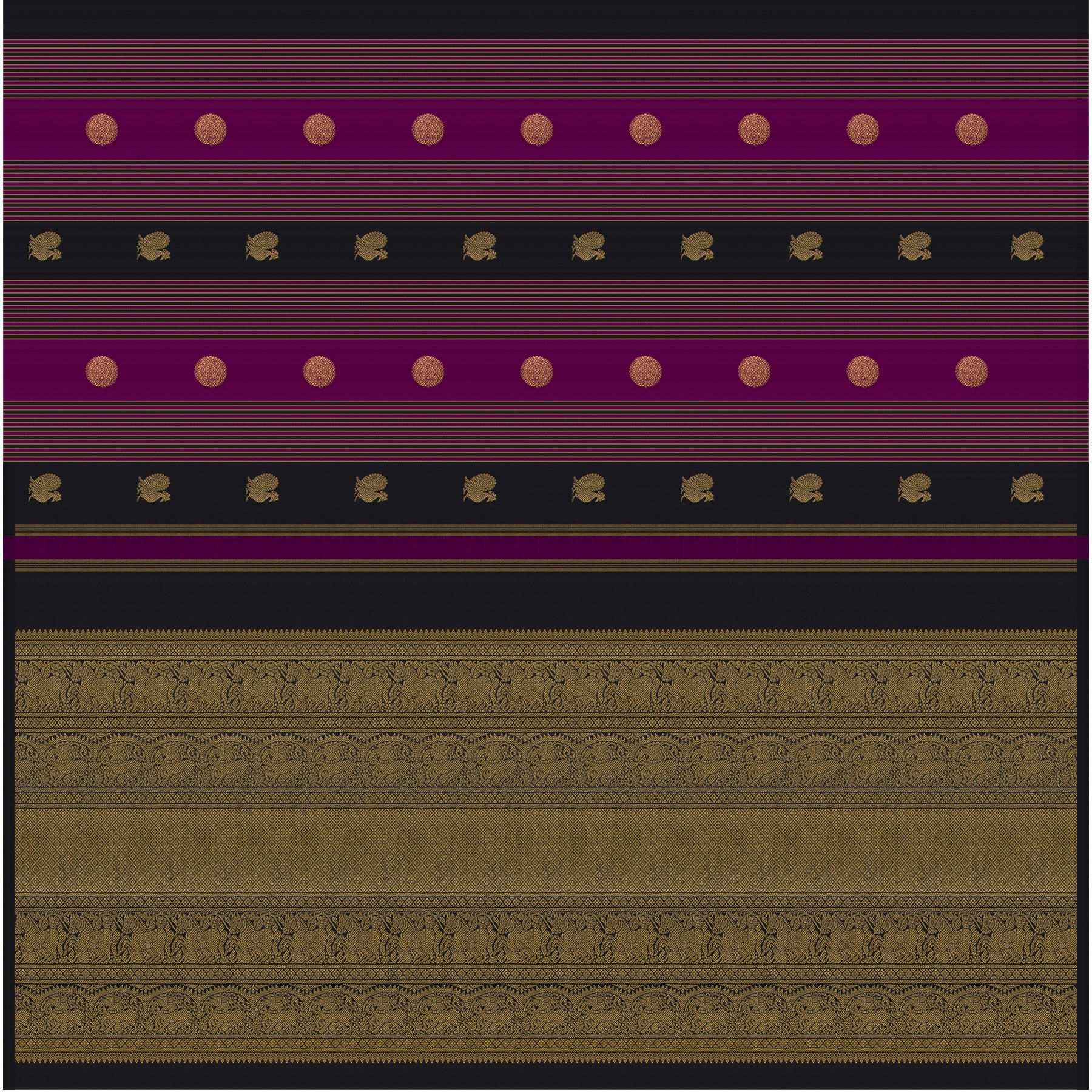 Kanakavalli Kanjivaram Silk Sari 25-595-HS001-10558 - Full View
