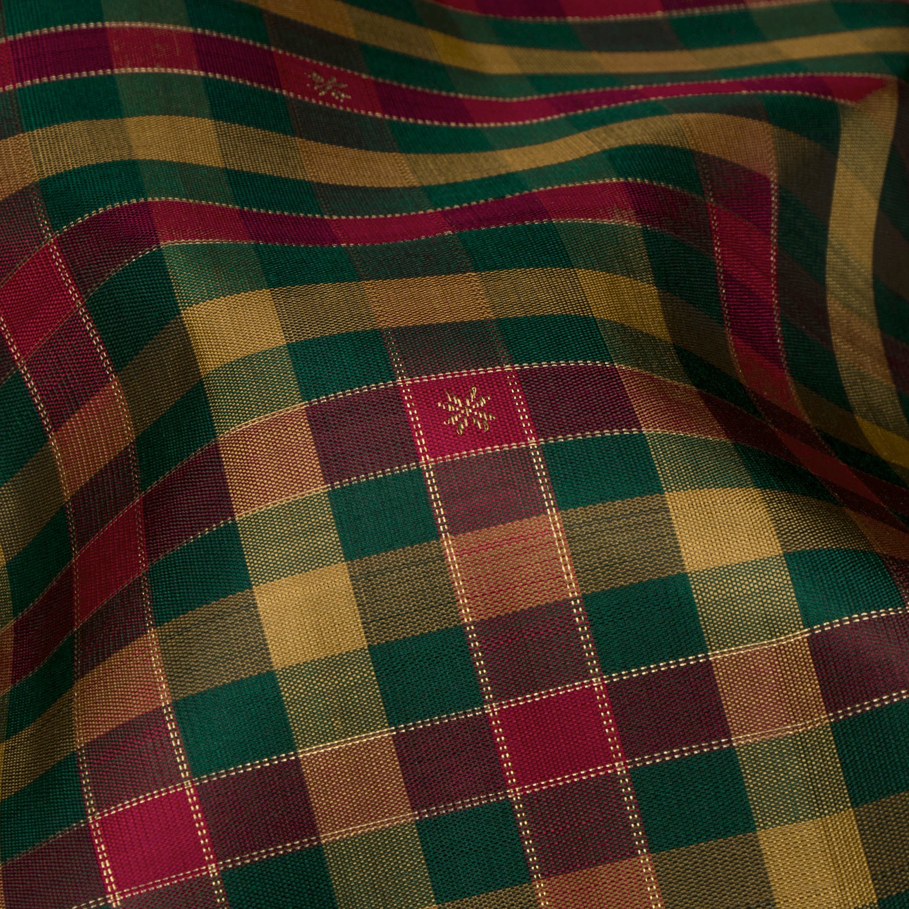 Kanakavalli Kanjivaram Silk Sari 25-595-HS001-10563 - Fabric View