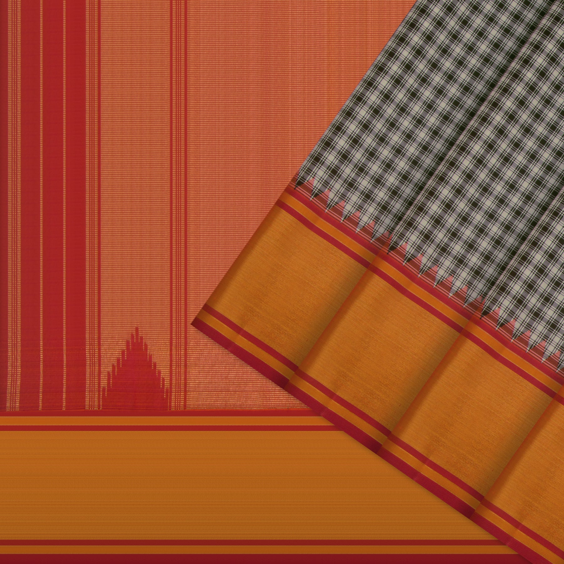 Kanakavalli Kanjivaram Silk Sari 25-595-HS001-04299 - Cover View