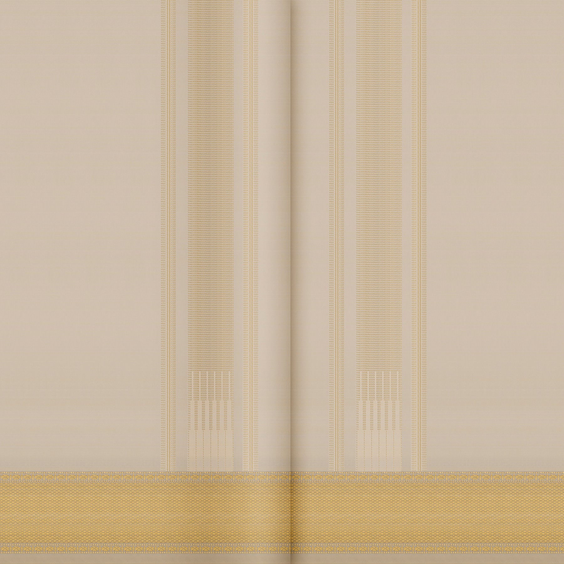 Kanakavalli Kanjivaram Silk Angavastram CO-ORD 25-599-AF001-07925 - Angavastram View