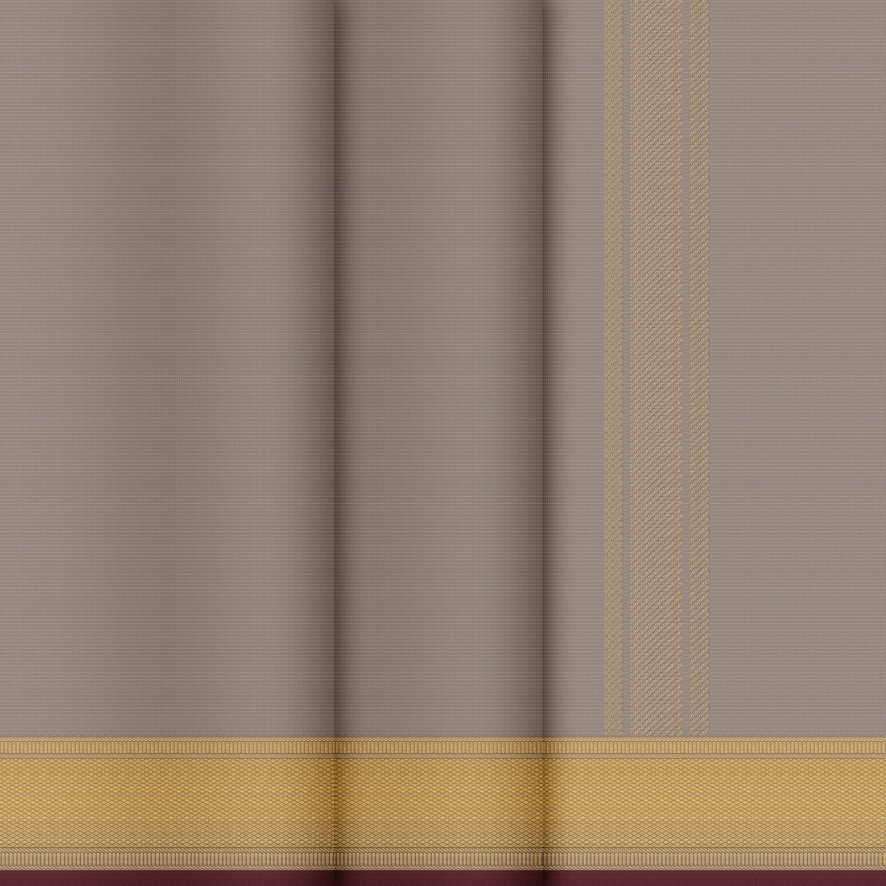 Kanakavalli Kanjivaram Silk Angavastram CO-ORD 25-599-AF001-08457 - Double Pleated View