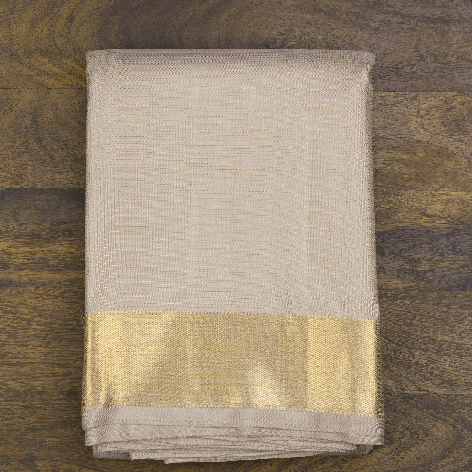 Kanakavalli Kanjivaram Silk Angavastram CO-ORD 25-599-AF001-10268 - Folded View