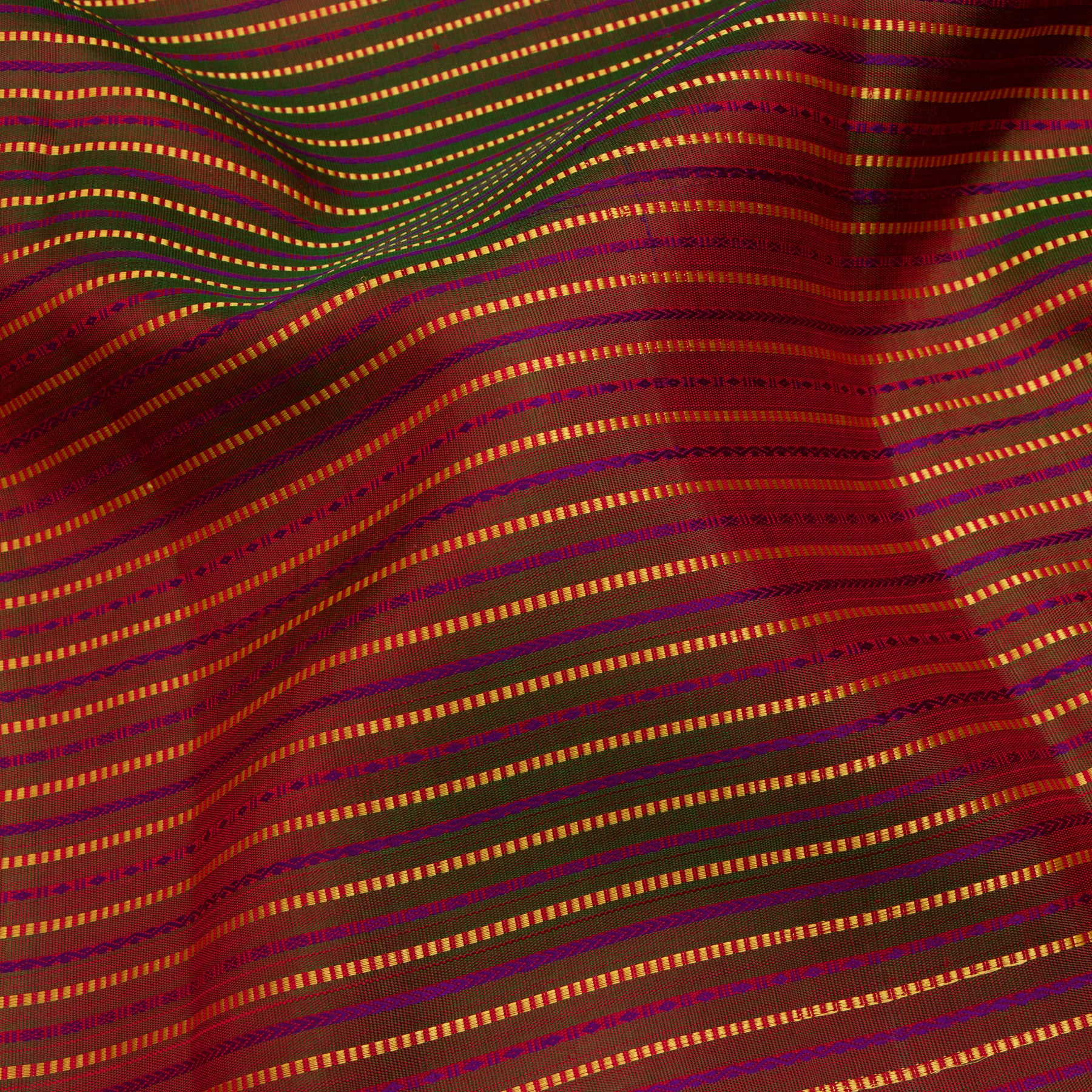 Kanakavalli Kanjivaram Silk Sari 25-599-HS001-00254 - Fabric View