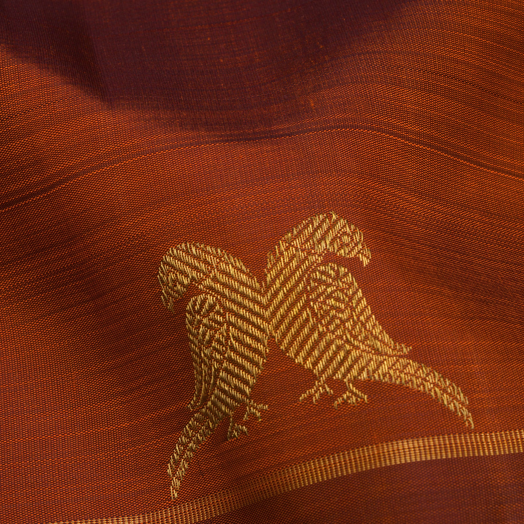 Kanakavalli Kanjivaram Silk Sari 25-599-HS001-00290 - Fabric View