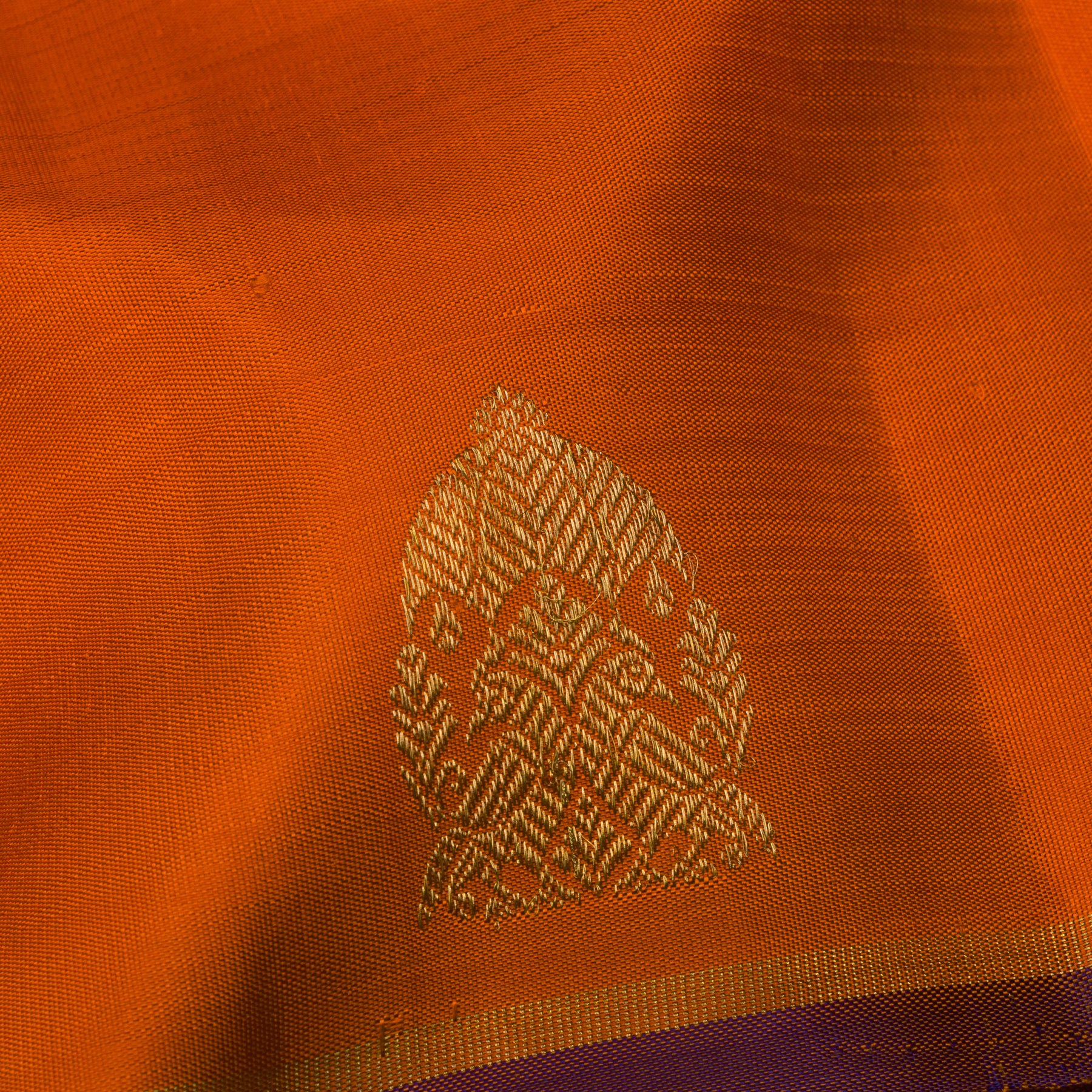 Kanakavalli Kanjivaram Silk Sari 25-599-HS001-00297 - Fabric View