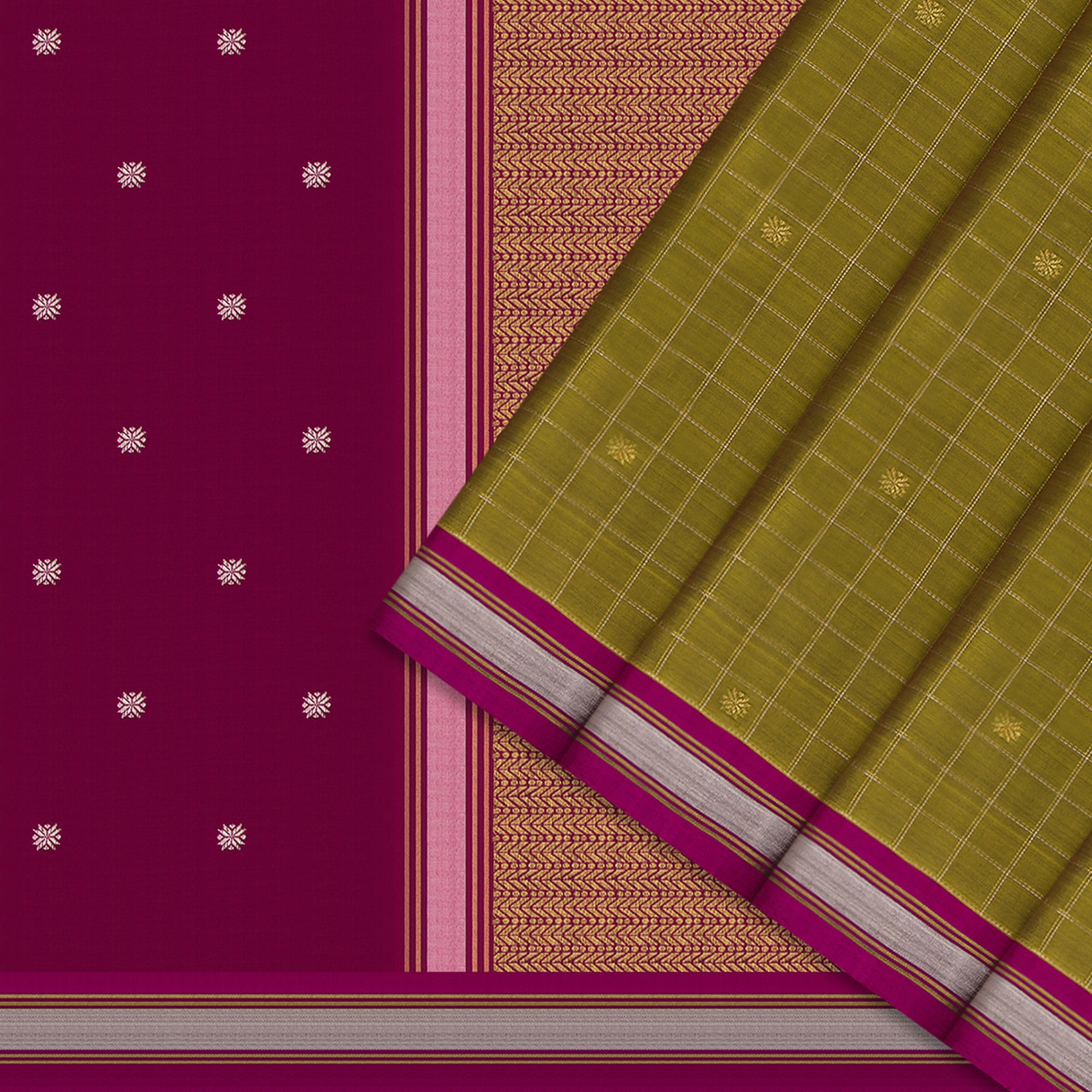Kanakavalli Kanjivaram Silk Sari 25-599-HS001-00350 - Cover View
