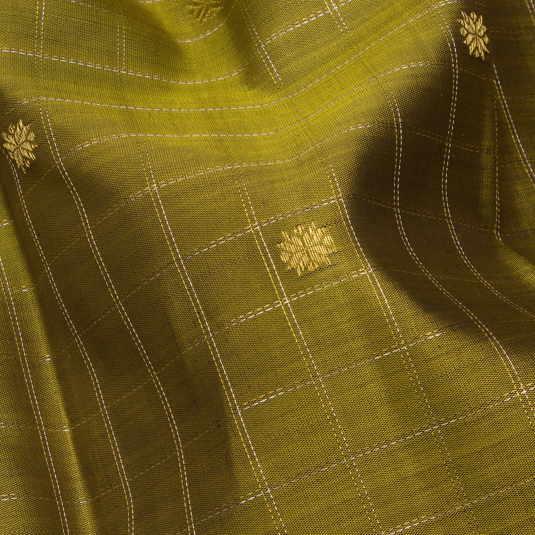 Kanakavalli Kanjivaram Silk Sari 25-599-HS001-00350 - Fabric View