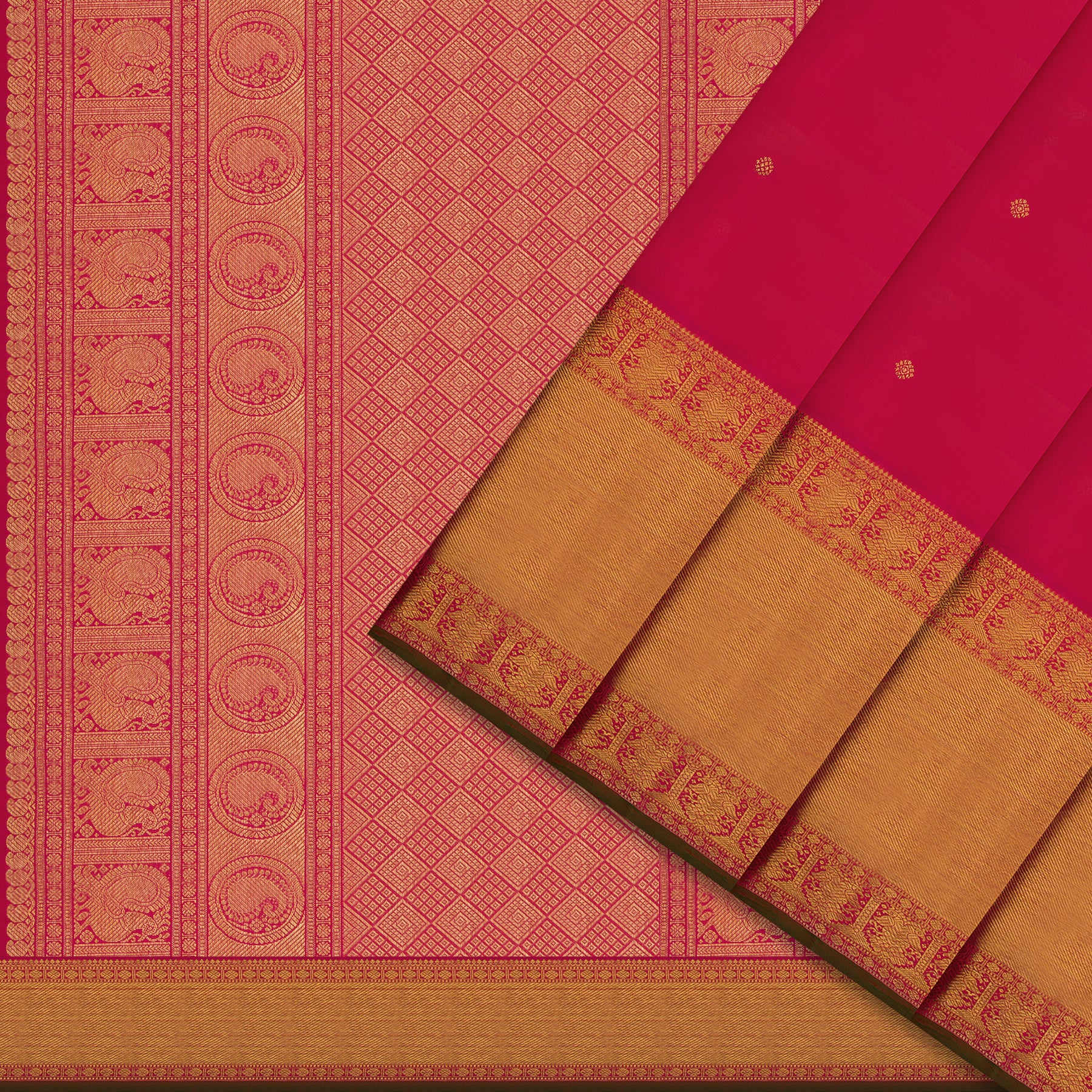 Kanakavalli Kanjivaram Silk Sari 25-599-HS001-00374 - Cover View
