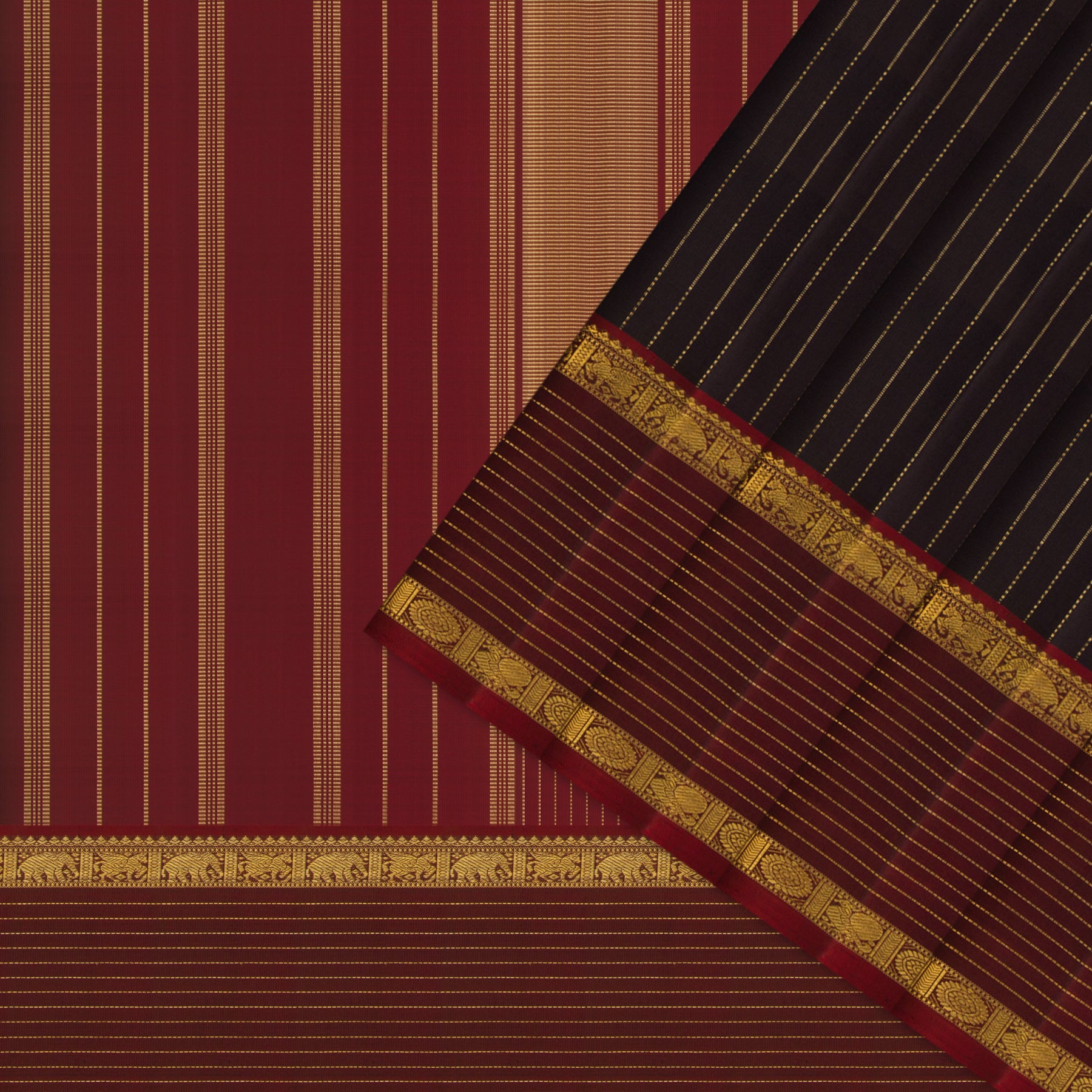 Kanakavalli Kanjivaram Silk Sari 25-599-HS001-00383 - Cover View