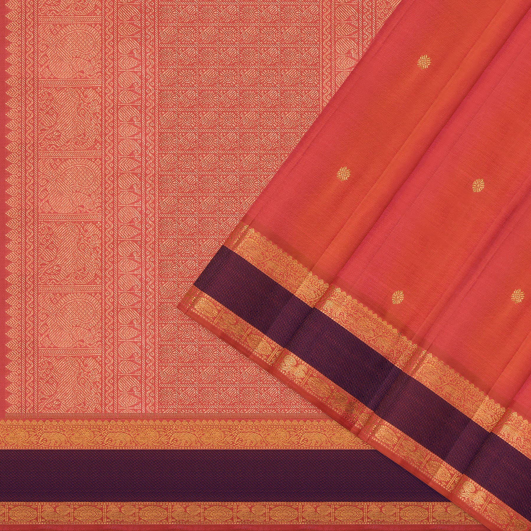 Kanakavalli Kanjivaram Silk Sari 25-599-HS001-01034 - Cover View