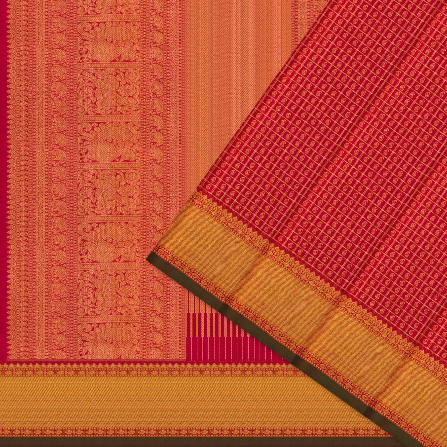 Kanakavalli Kanjivaram Silk Sari 25-599-HS001-01038 - Cover View