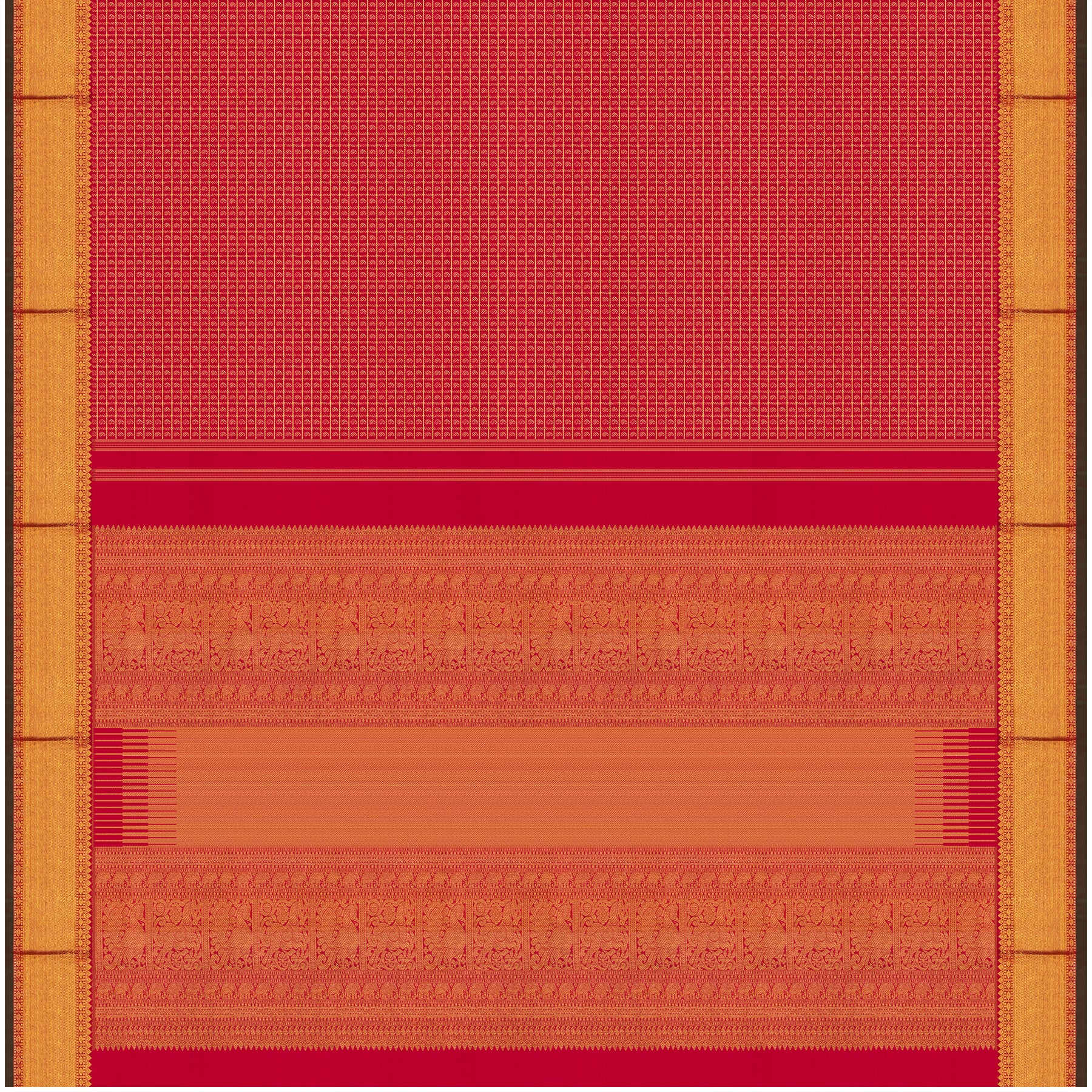 Kanakavalli Kanjivaram Silk Sari 25-599-HS001-01038 - Full View 