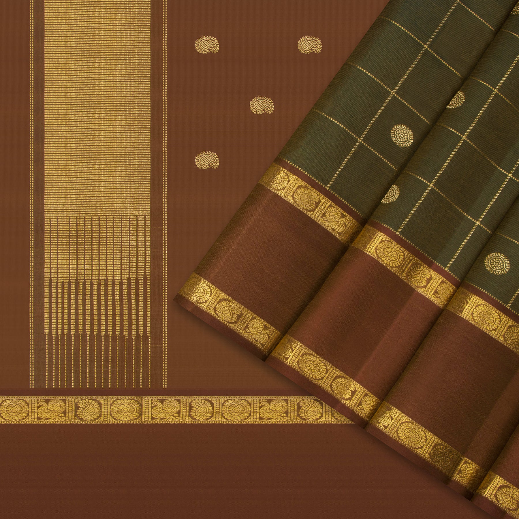 Kanakavalli Kanjivaram Silk Sari 25-599-HS001-01039 - Cover View