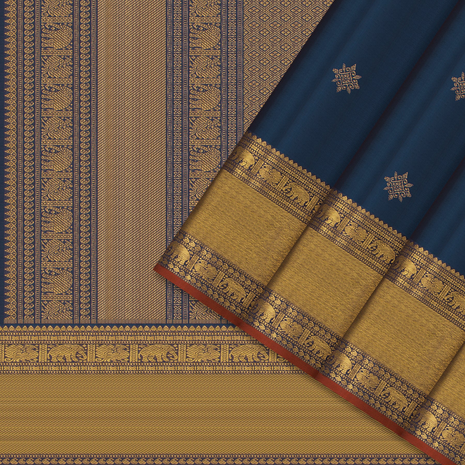 Kanakavalli Kanjivaram Silk Sari 25-599-HS001-01042 - Cover View