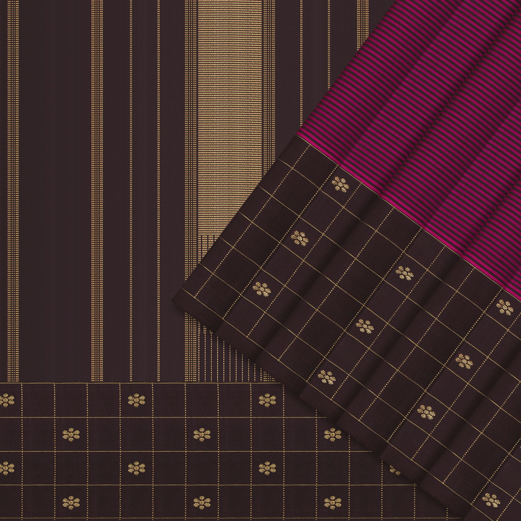 Kanakavalli Kanjivaram Silk Sari 25-599-HS001-01066 - Cover View