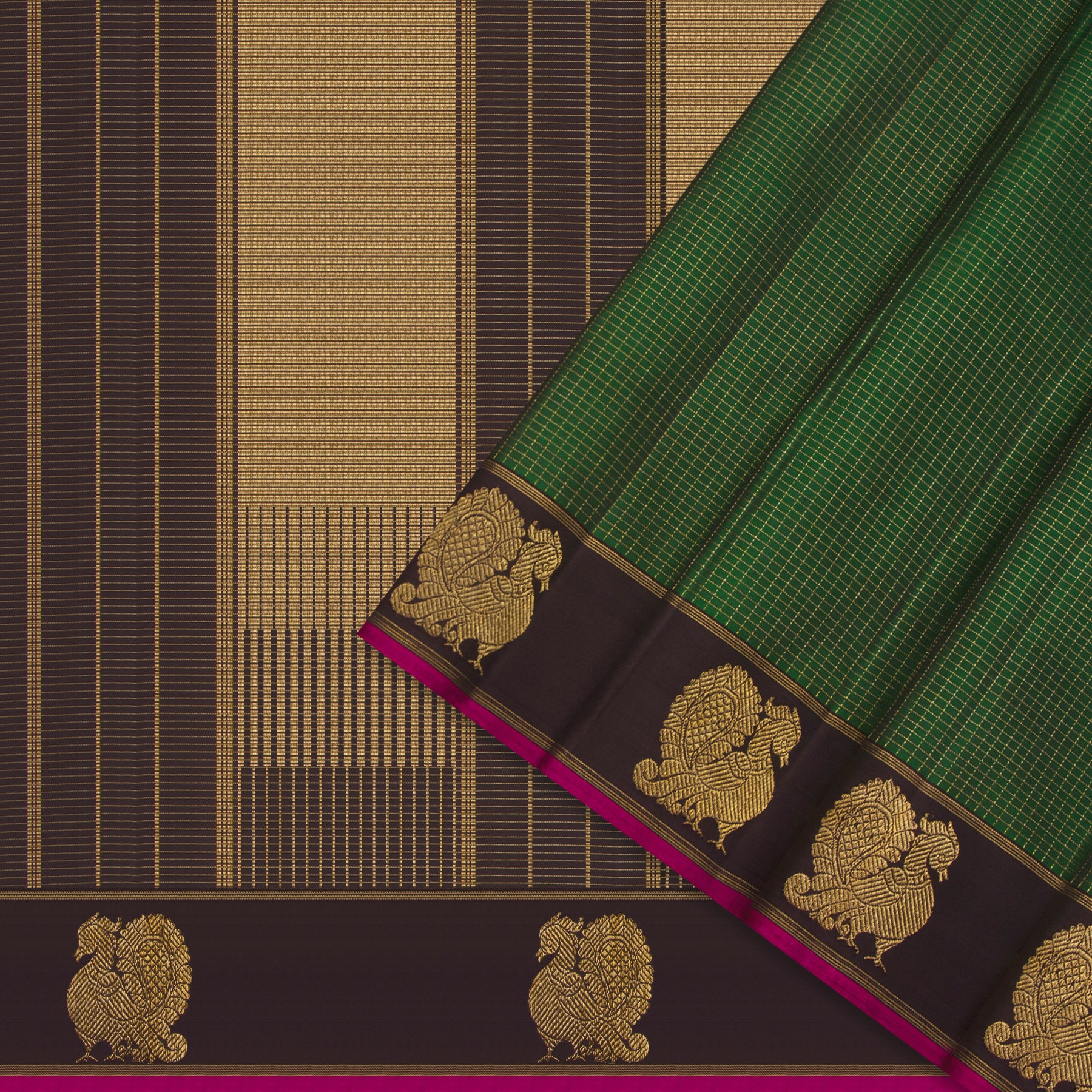 Kanakavalli Kanjivaram Silk Sari 25-599-HS001-01067 - Cover View