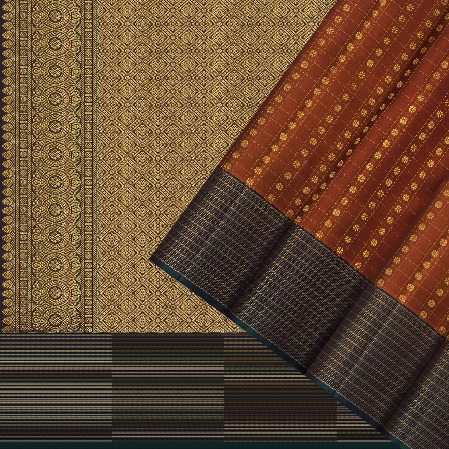 Kanakavalli Kanjivaram Silk Sari 25-599-HS001-01077 - Cover View