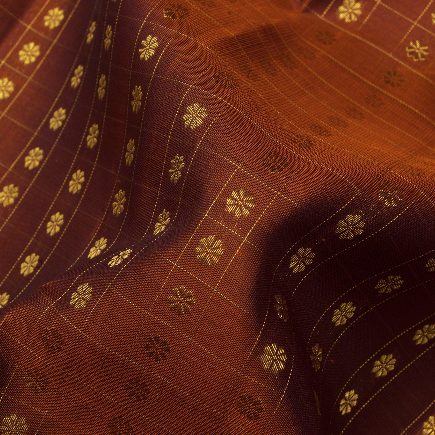Kanakavalli Kanjivaram Silk Sari 25-599-HS001-01077 - Fabric View