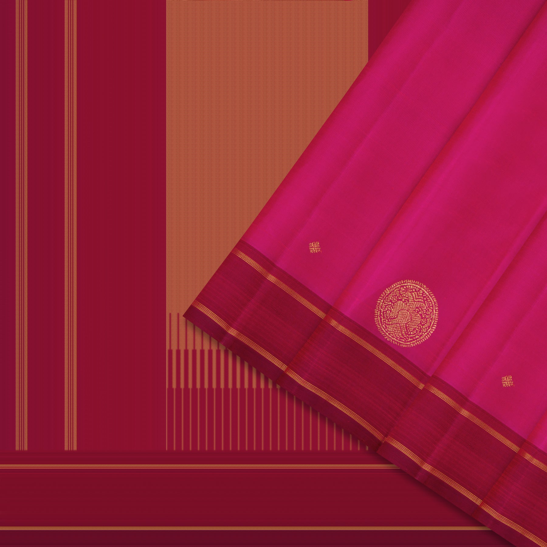 Kanakavalli Kanjivaram Silk Sari 25-599-HS001-01286 - Cover View 