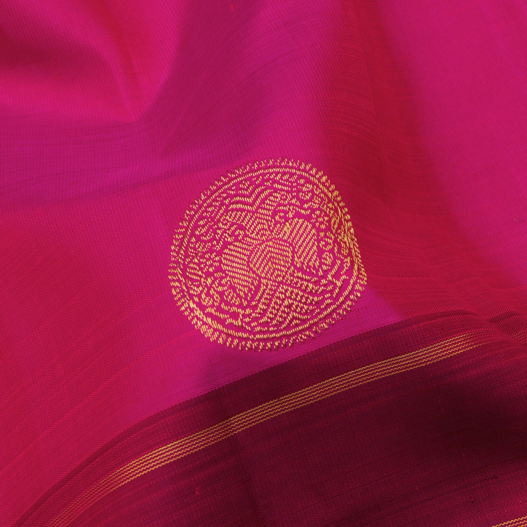 Kanakavalli Kanjivaram Silk Sari 25-599-HS001-01286 - Fabric View