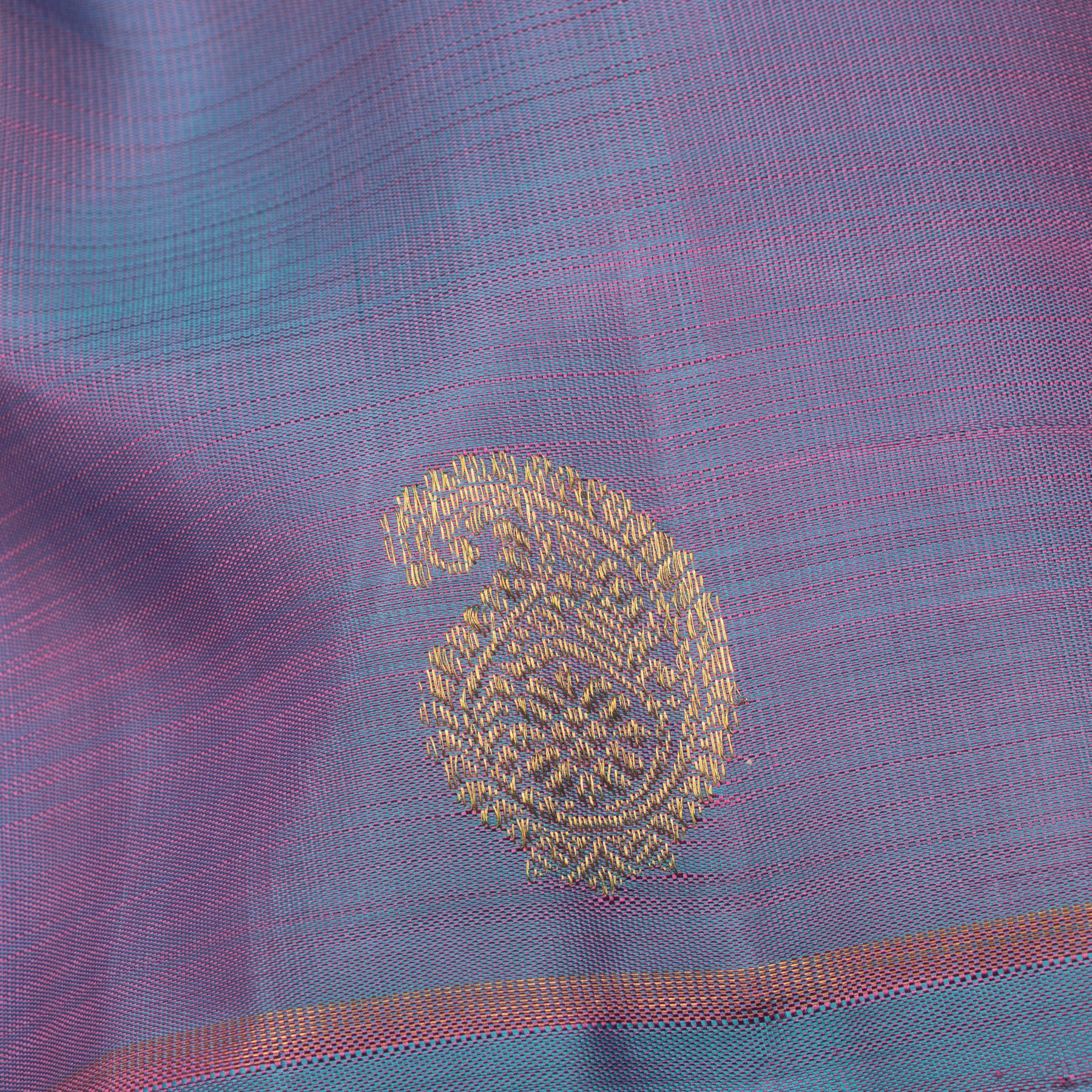 Kanakavalli Kanjivaram Silk Sari 25-599-HS001-01474 - Fabric View