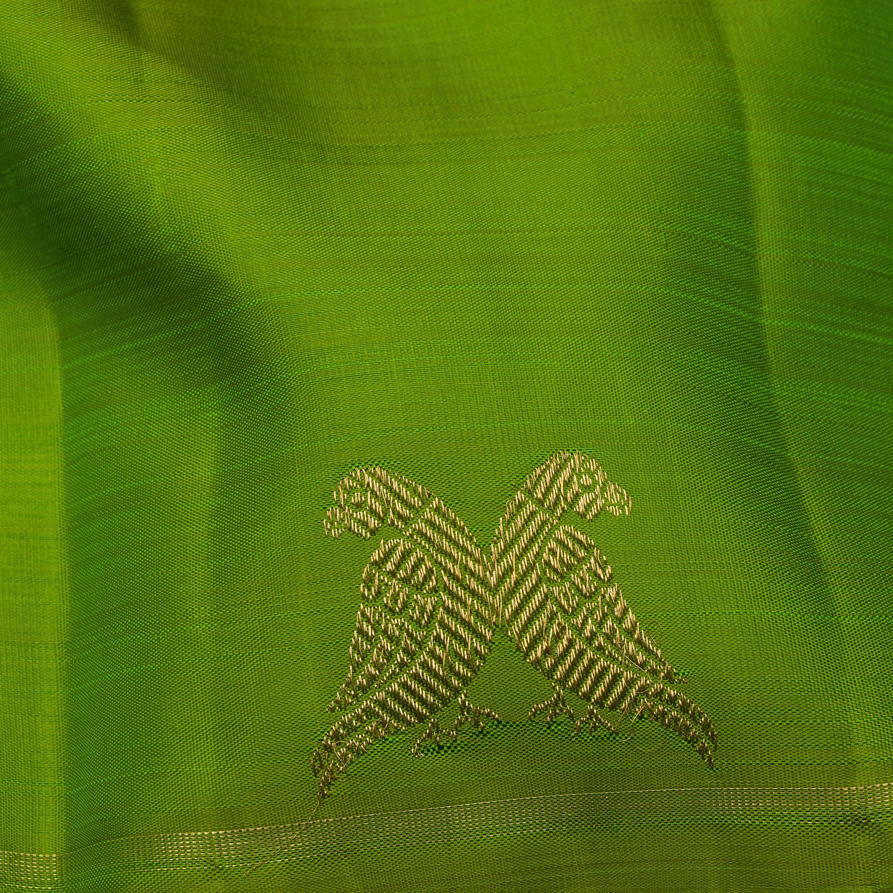 Kanakavalli Kanjivaram Silk Sari 25-599-HS001-01478 - Fabric View