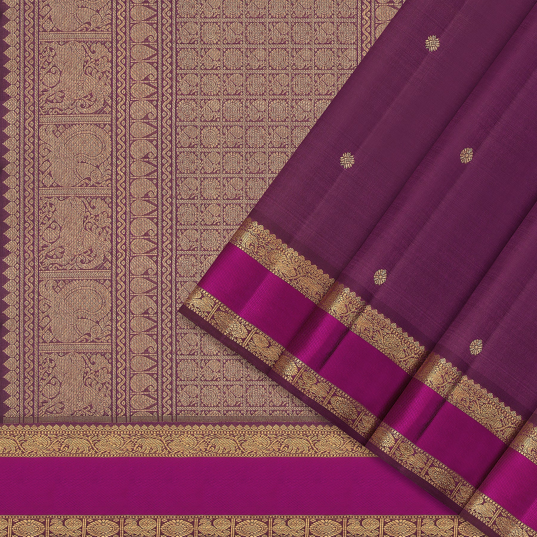 Kanakavalli Kanjivaram Silk Sari 25-599-HS001-01483 - Cover View
