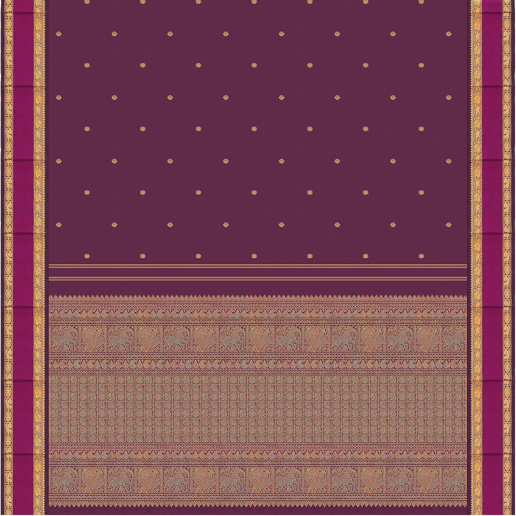 Kanakavalli Kanjivaram Silk Sari 25-599-HS001-01483 - Full View