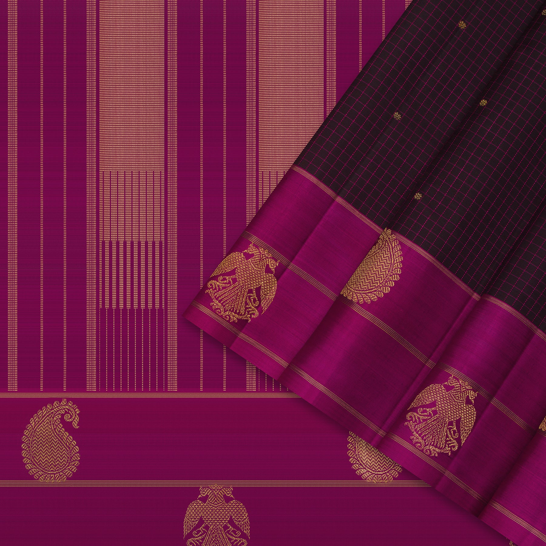 Kanakavalli Kanjivaram Silk Sari 25-599-HS001-01852 - Cover View