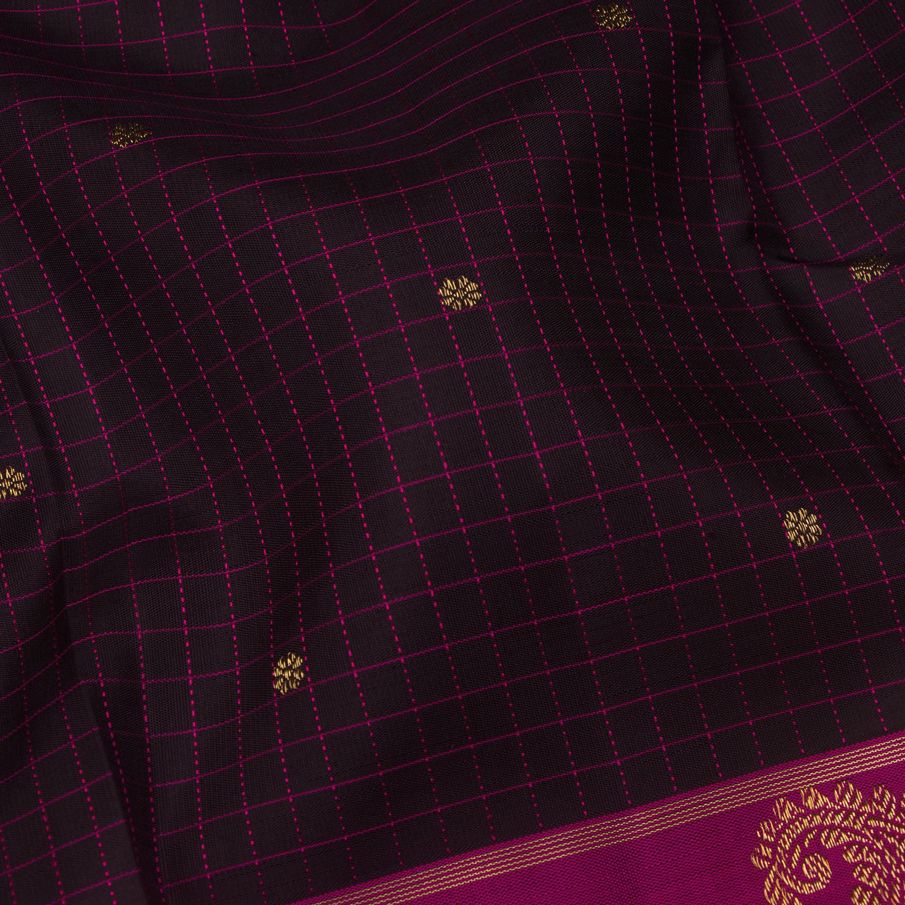 Kanakavalli Kanjivaram Silk Sari 25-599-HS001-01852 - Fabric View