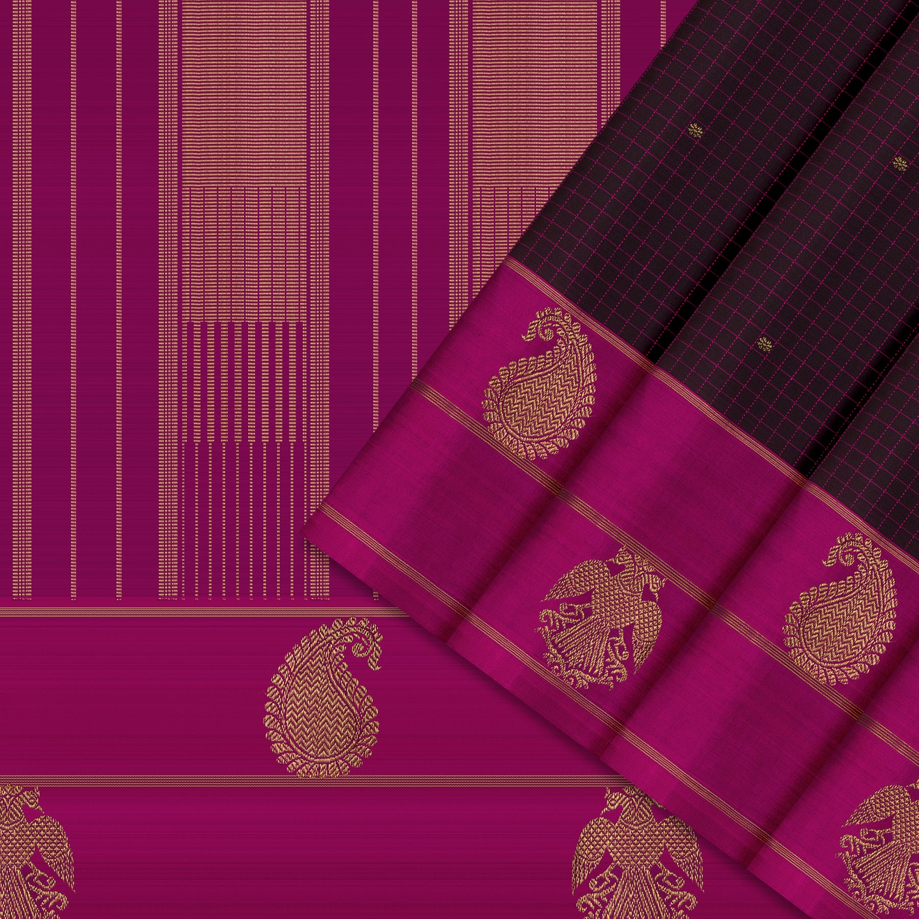 Kanakavalli Kanjivaram Silk Sari 25-599-HS001-01853 - Cover View