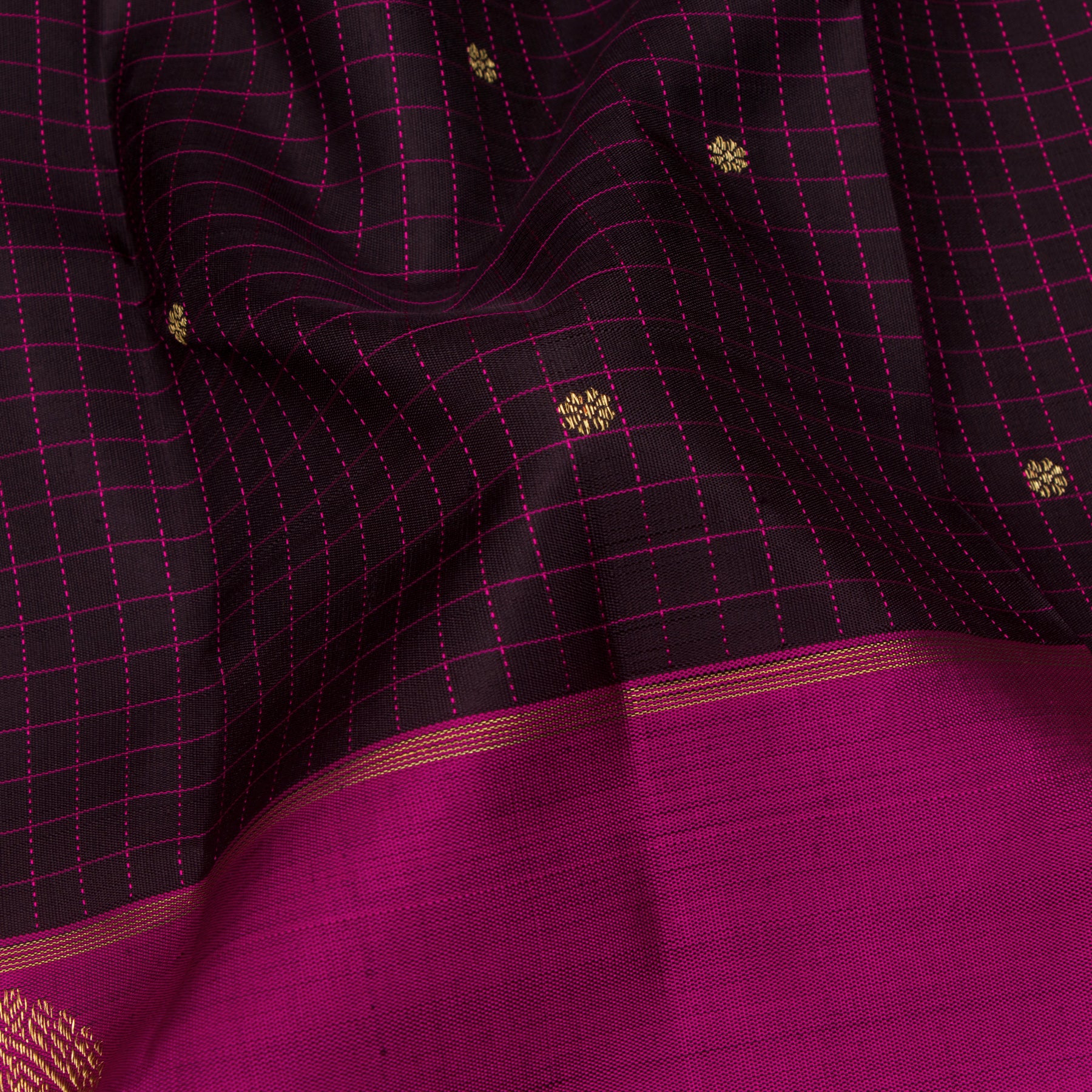 Kanakavalli Kanjivaram Silk Sari 25-599-HS001-01853 - Fabric View