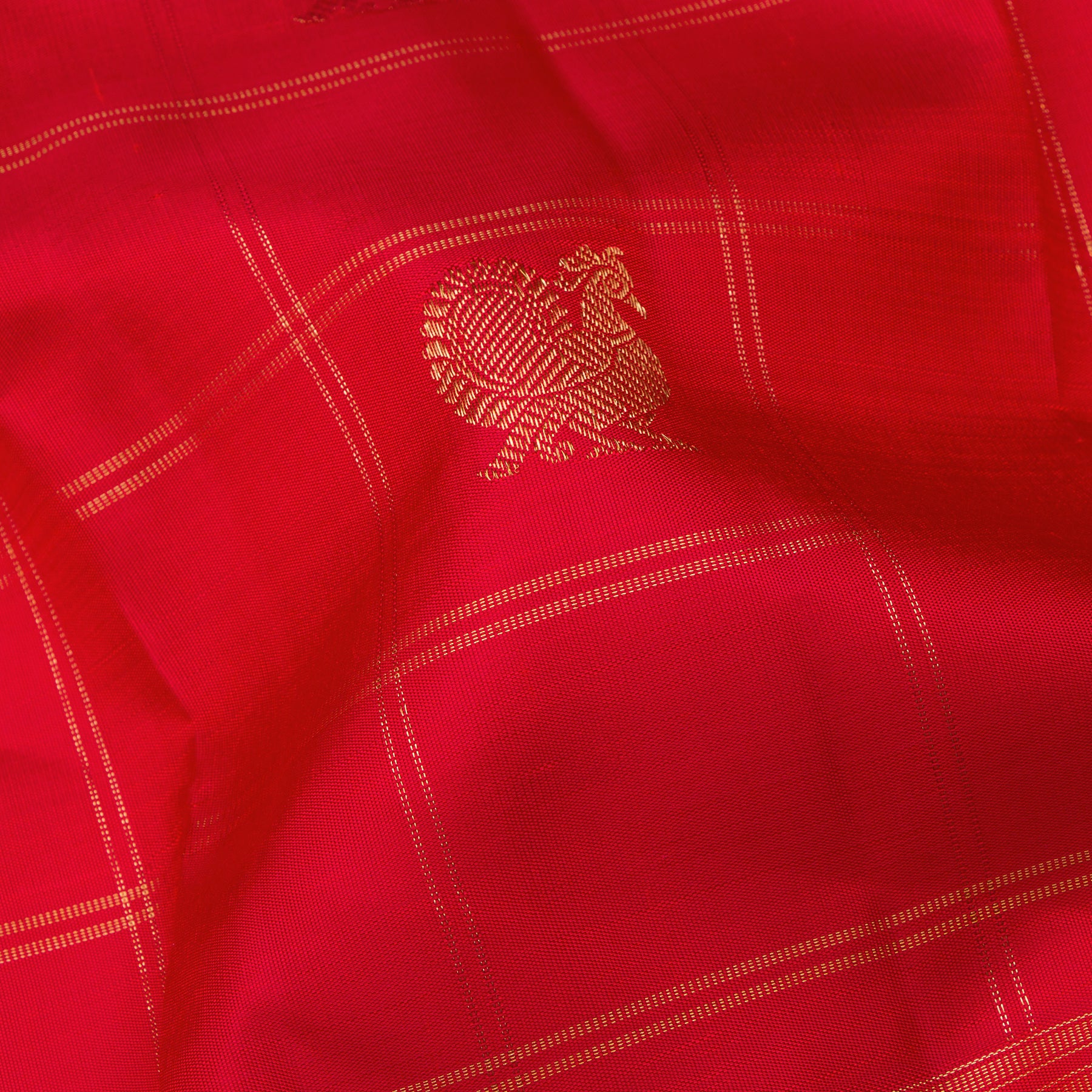 Kanakavalli Kanjivaram Silk Sari 25-599-HS001-01866 - Fabric View