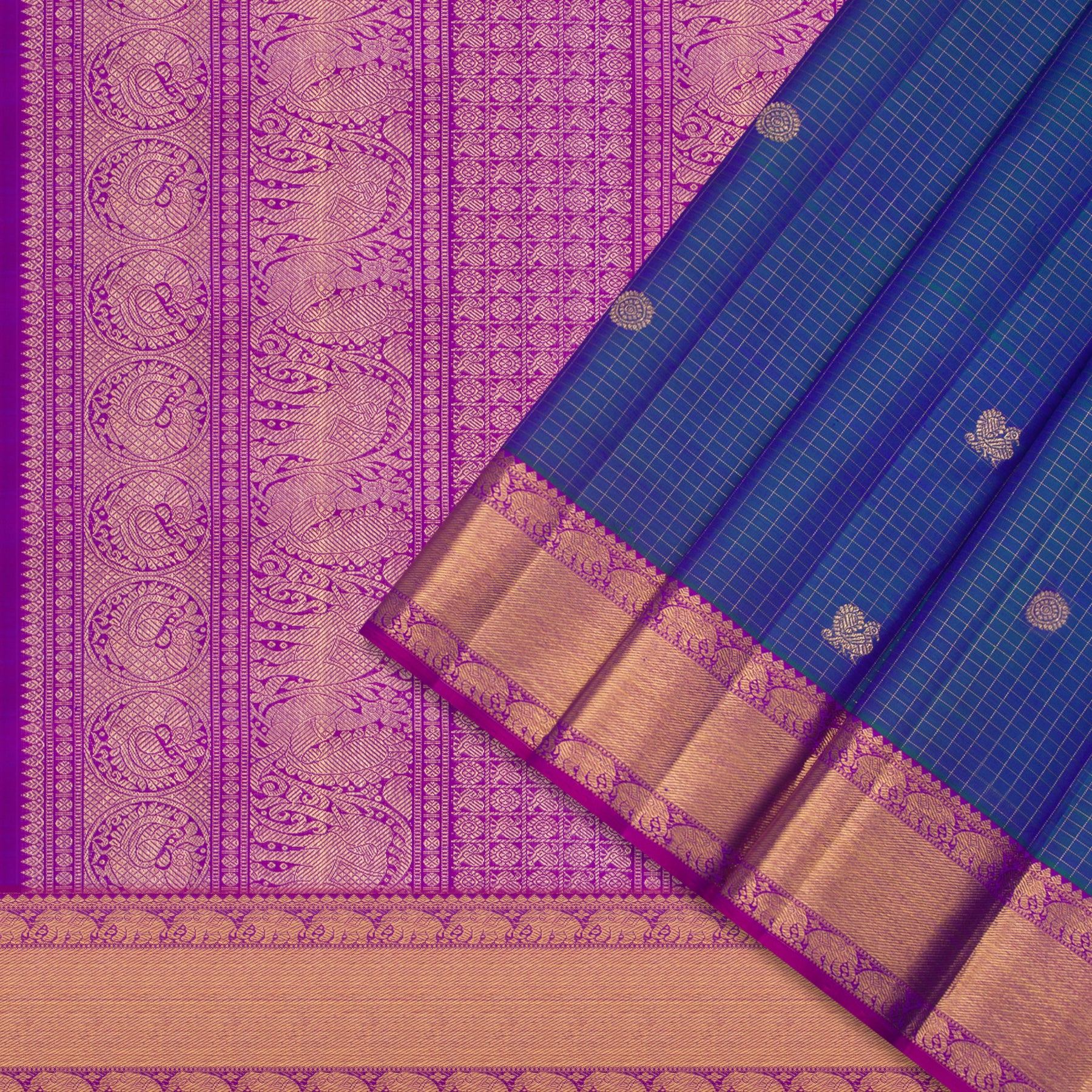 Kanakavalli Kanjivaram Silk Sari 25-599-HS001-01870 - Cover View