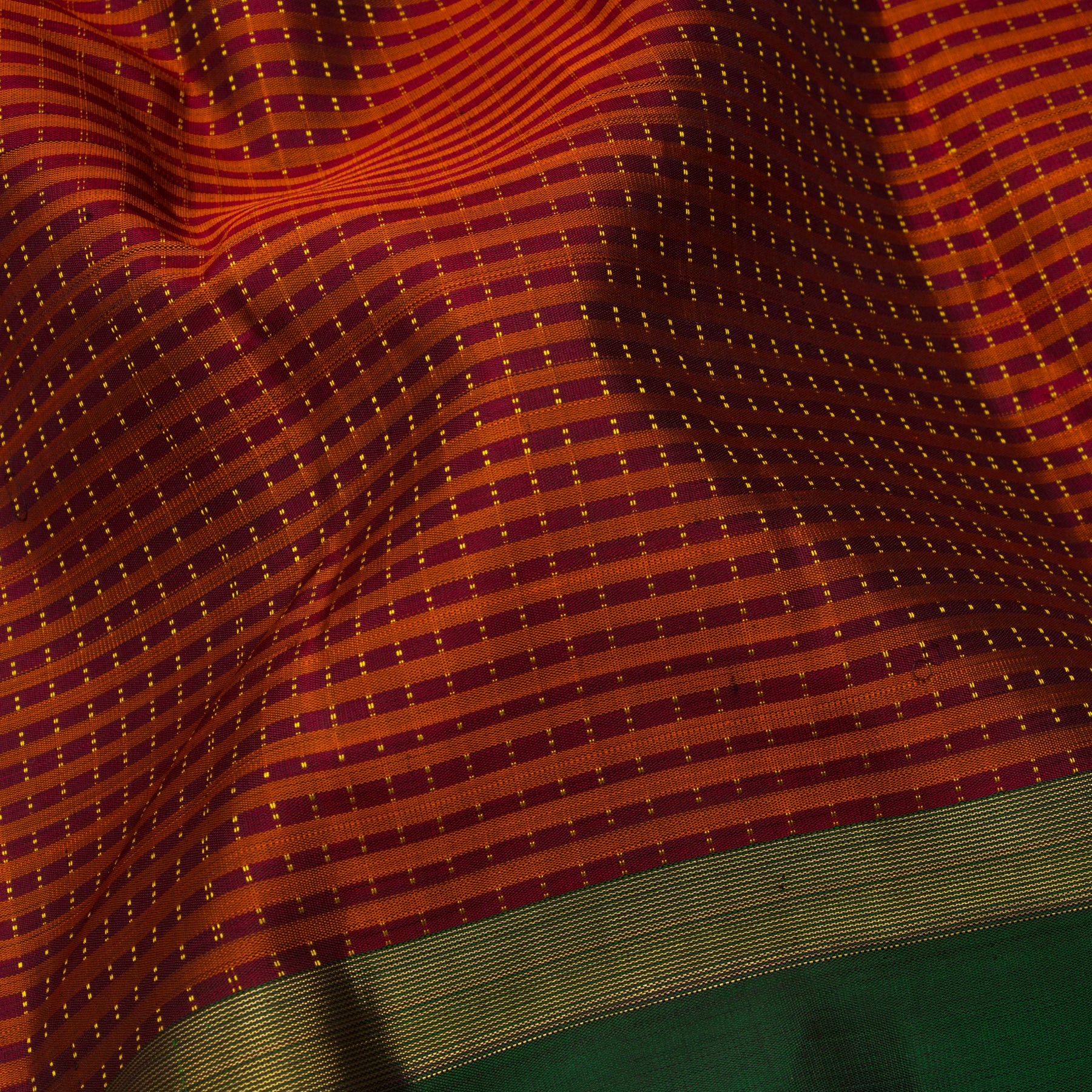 Kanakavalli Kanjivaram Silk Sari 25-599-HS001-01882 - Fabric View