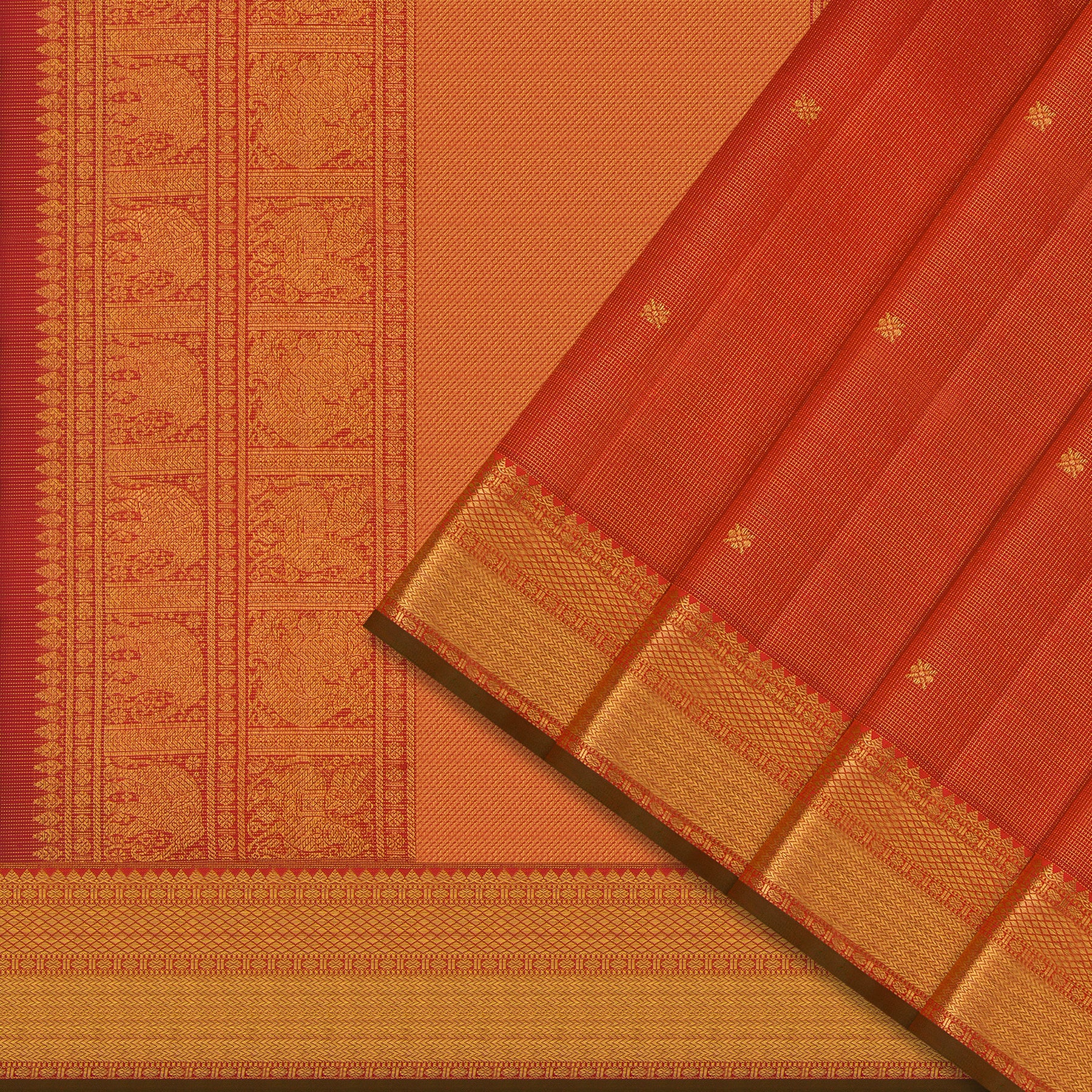 Kanakavalli Kanjivaram Silk Sari 25-599-HS001-01884 - Cover View