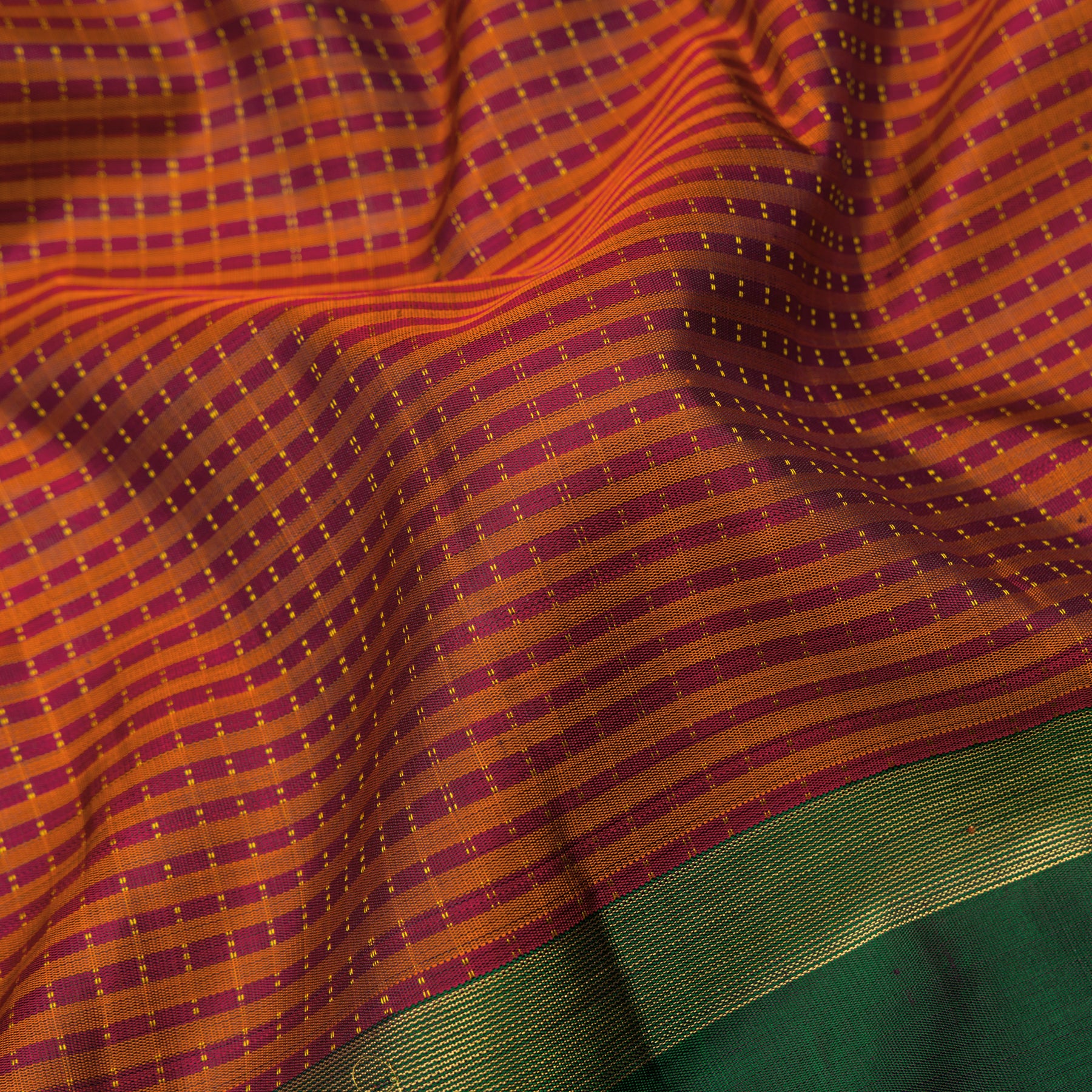 Kanakavalli Kanjivaram Silk Sari 25-599-HS001-02579 - Fabric View