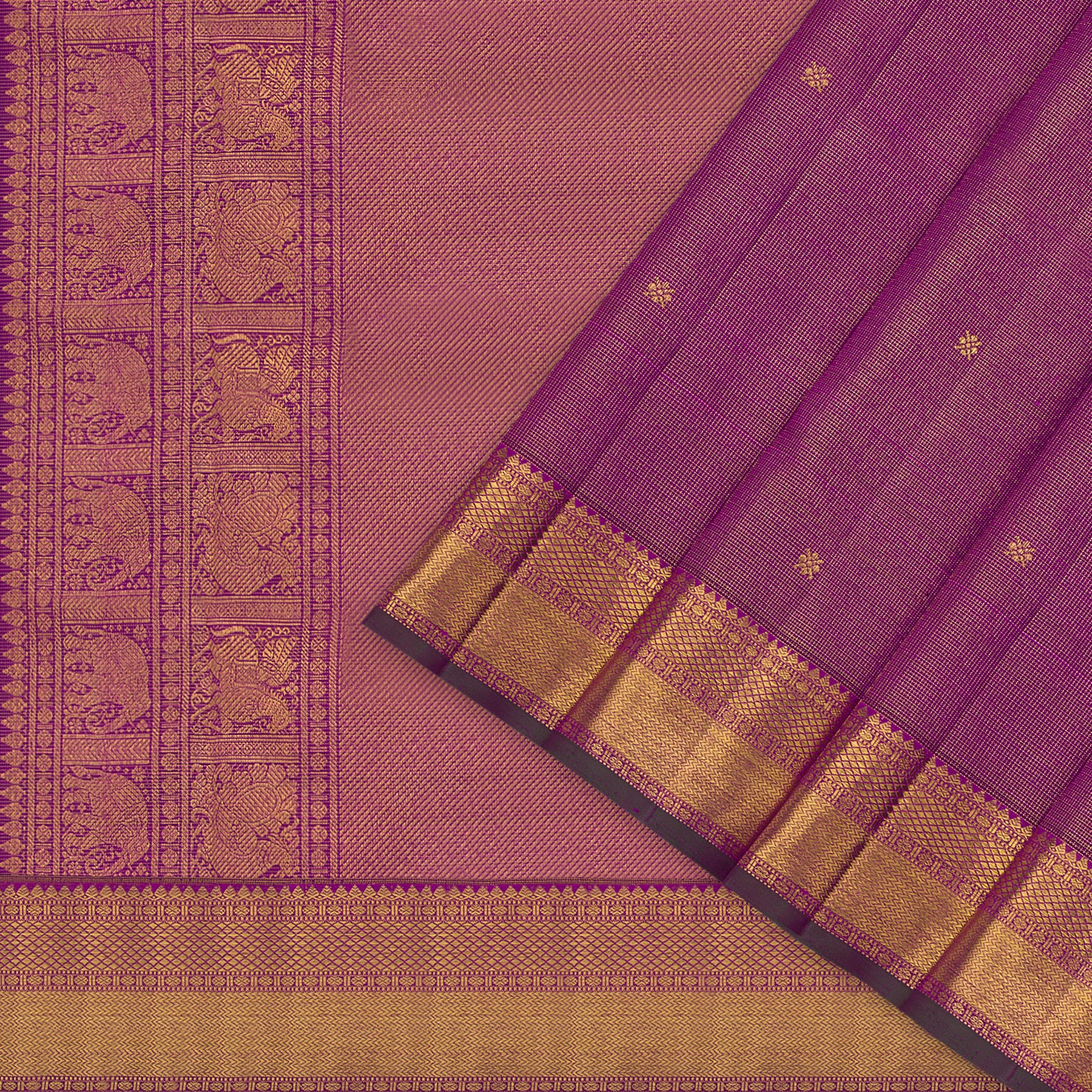 Kanakavalli Kanjivaram Silk Sari 25-599-HS001-02580 - Cover View