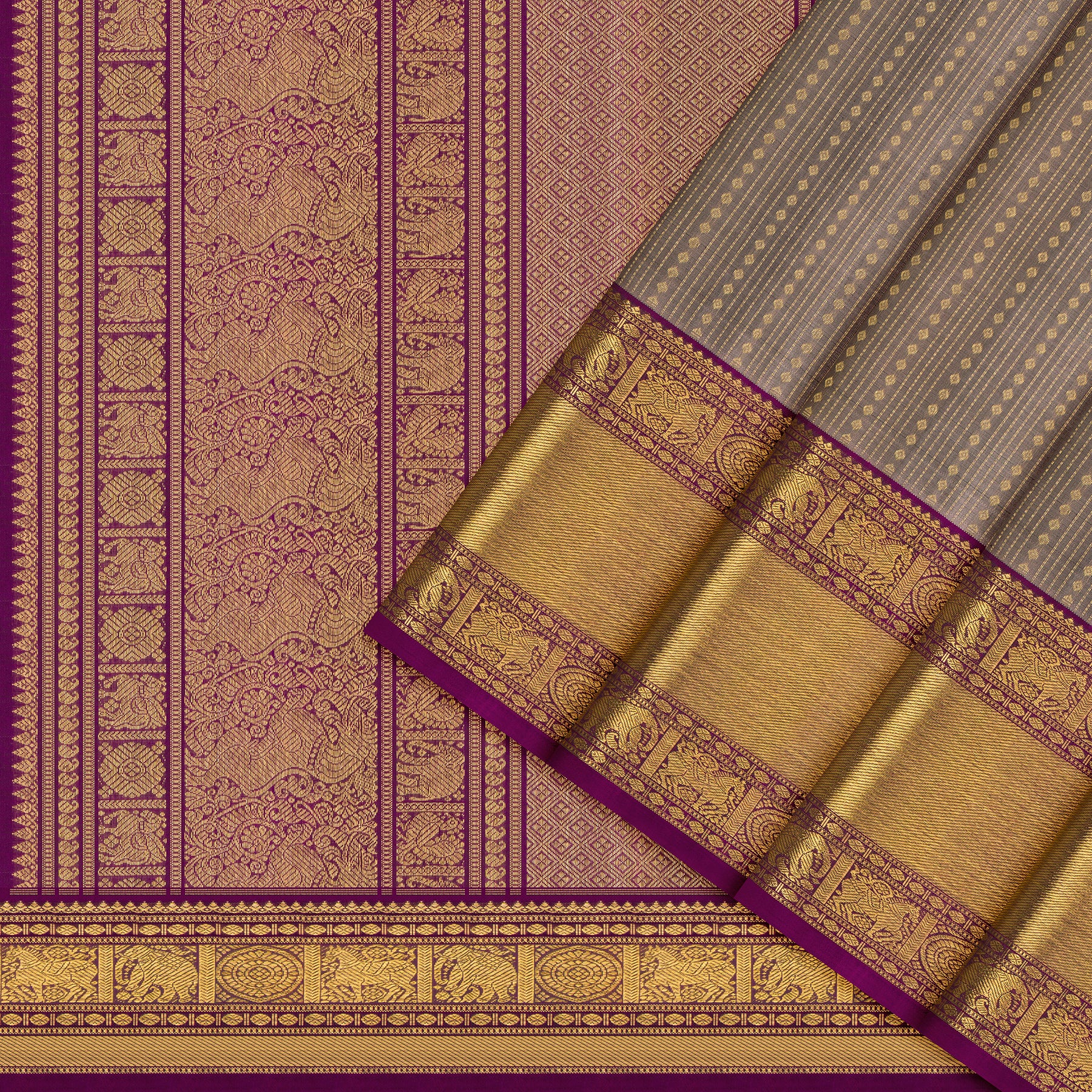Kanakavalli Kanjivaram Silk Sari 25-599-HS001-02595 - Cover View