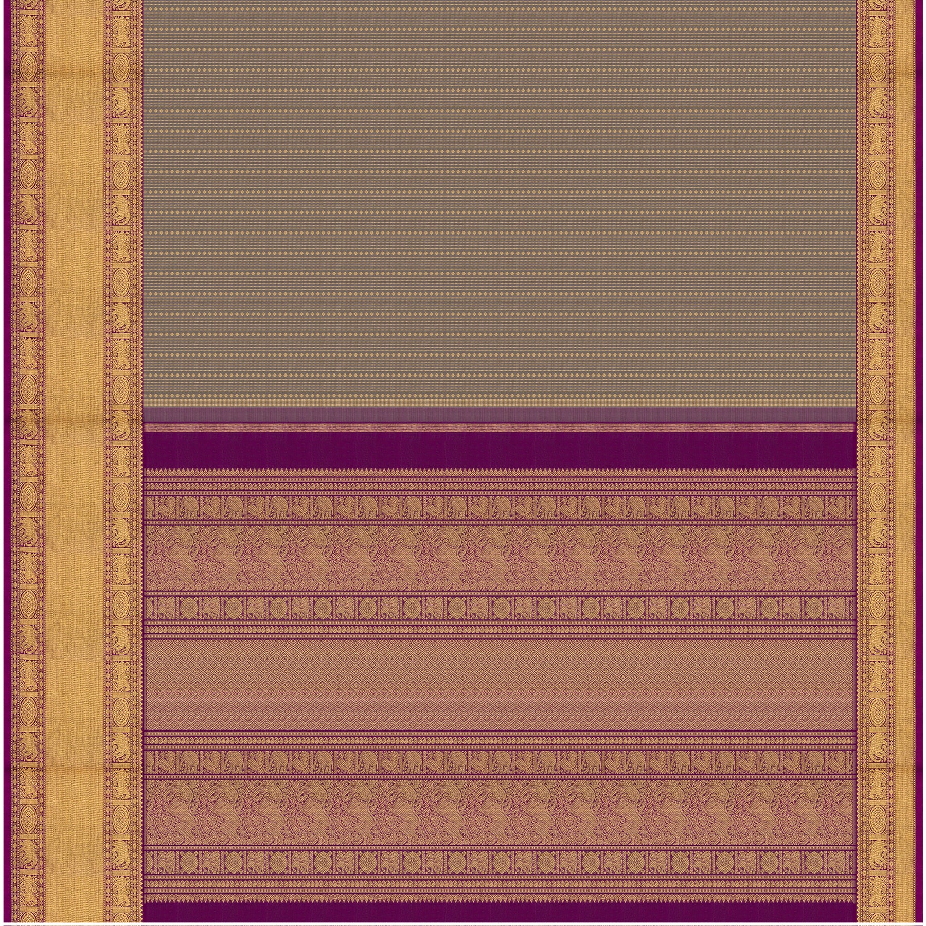 Kanakavalli Kanjivaram Silk Sari 25-599-HS001-02595 - Full View