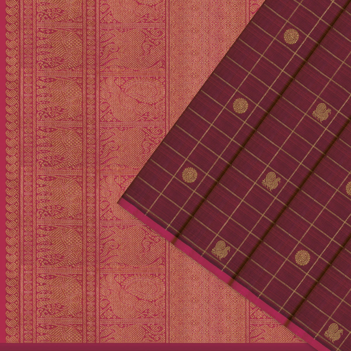 Kanakavalli Kanjivaram Silk Sari 25-599-HS001-02605 - Cover View
