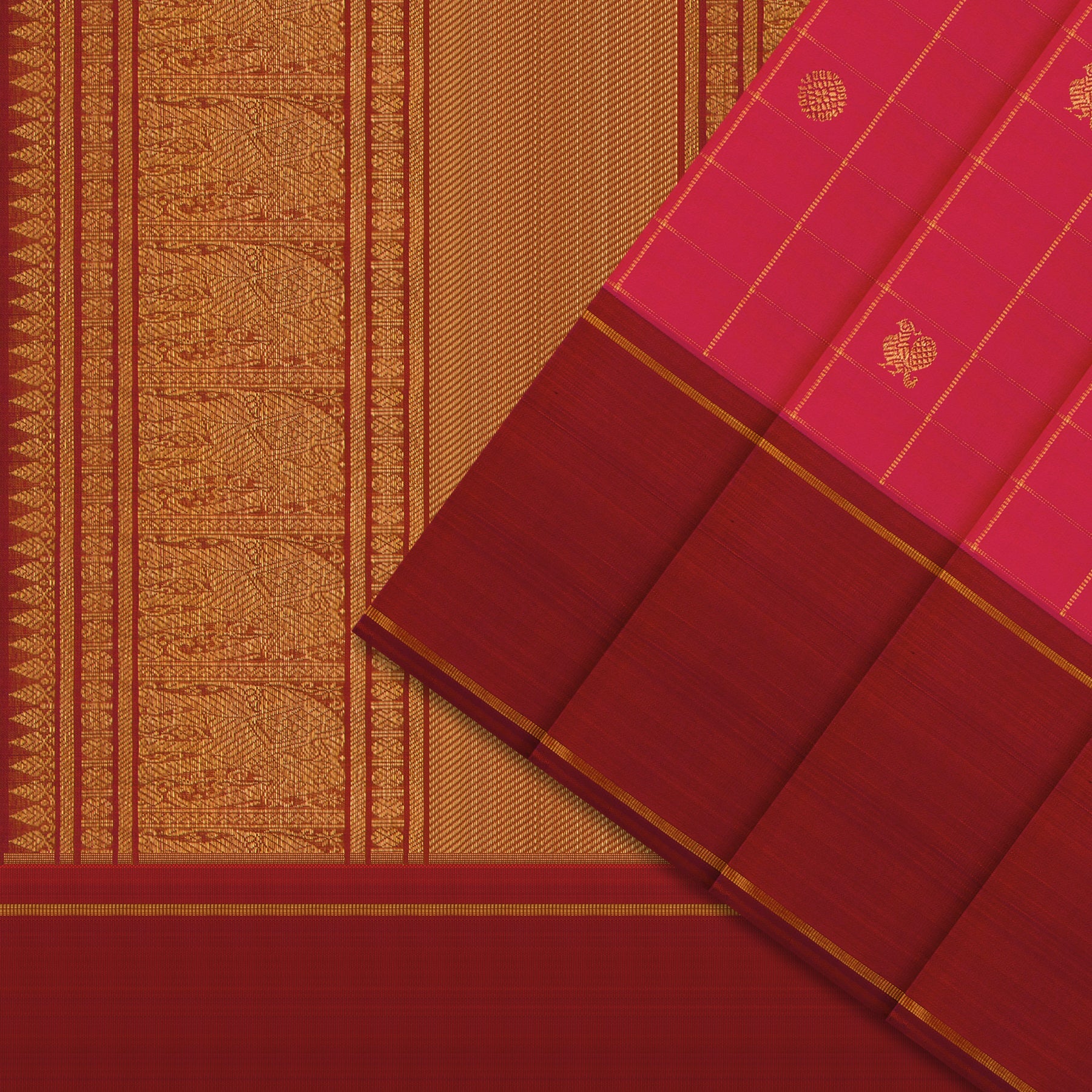 Kanakavalli Kanjivaram Silk Sari 25-599-HS001-02606 - Cover View