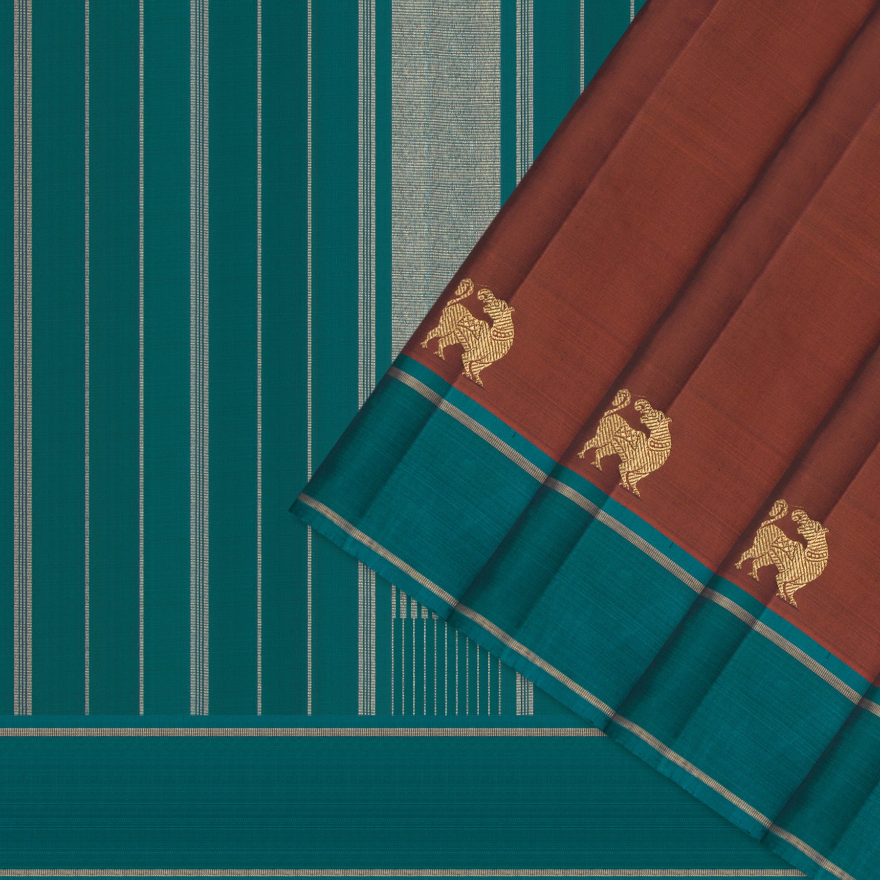 Kanakavalli Kanjivaram Silk Sari 25-599-HS001-03576 - Cover View 