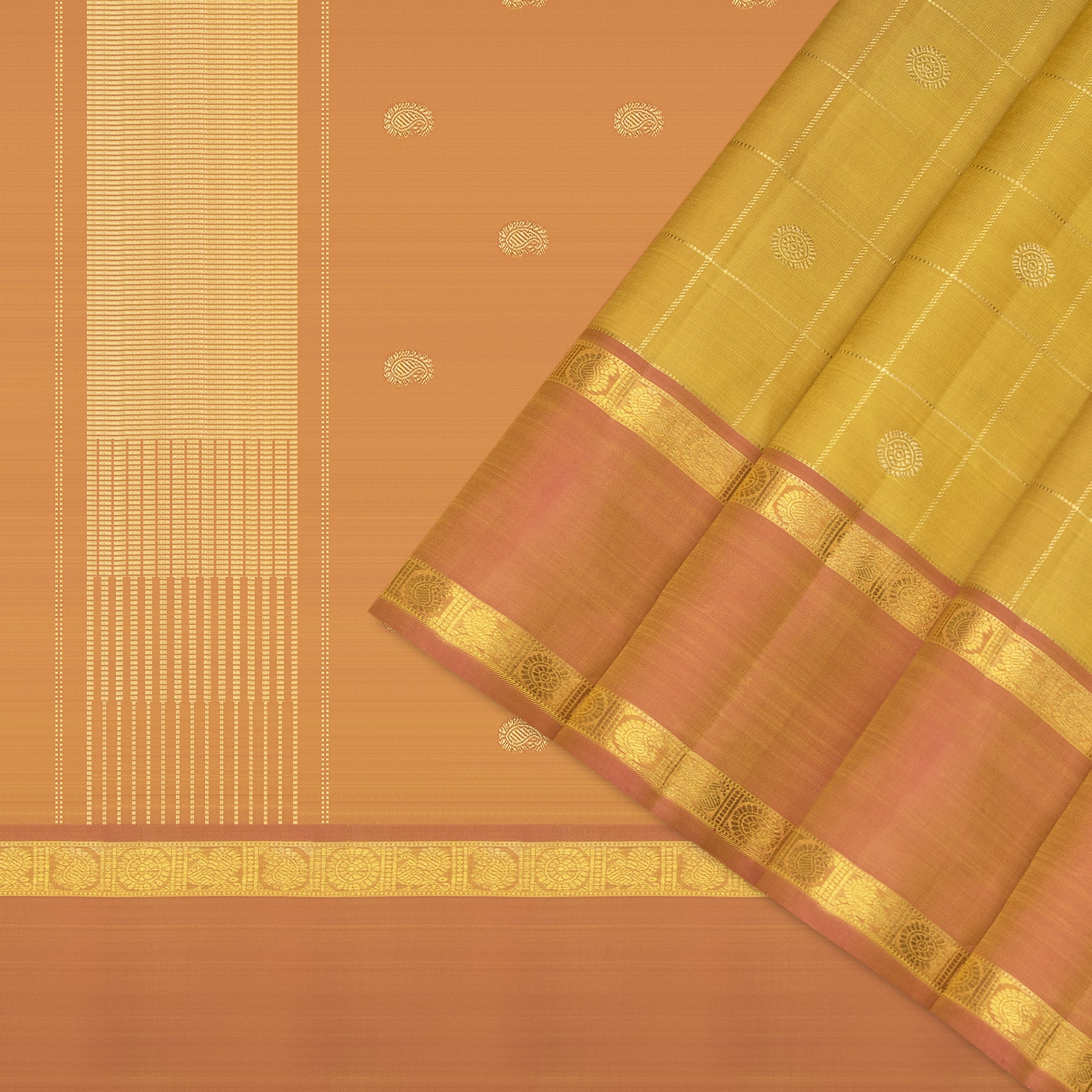 Kanakavalli Kanjivaram Silk Sari 25-599-HS001-03622 - Cover View 