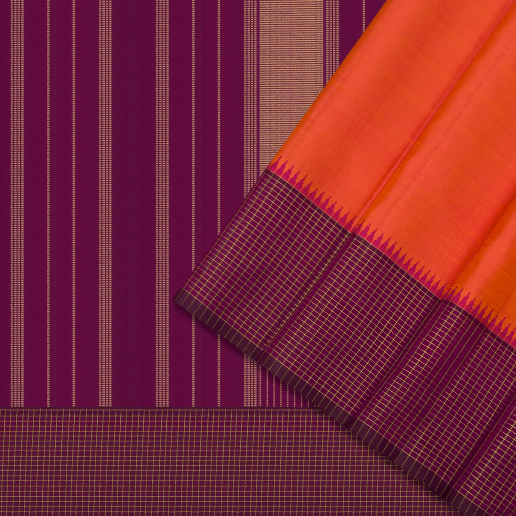 Kanakavalli Kanjivaram Silk Sari 25-599-HS001-03646 - Cover View