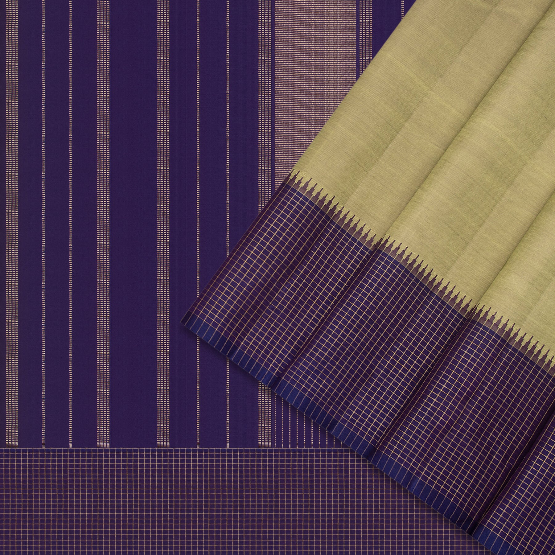 Kanakavalli Kanjivaram Silk Sari 25-599-HS001-03647 - Cover View